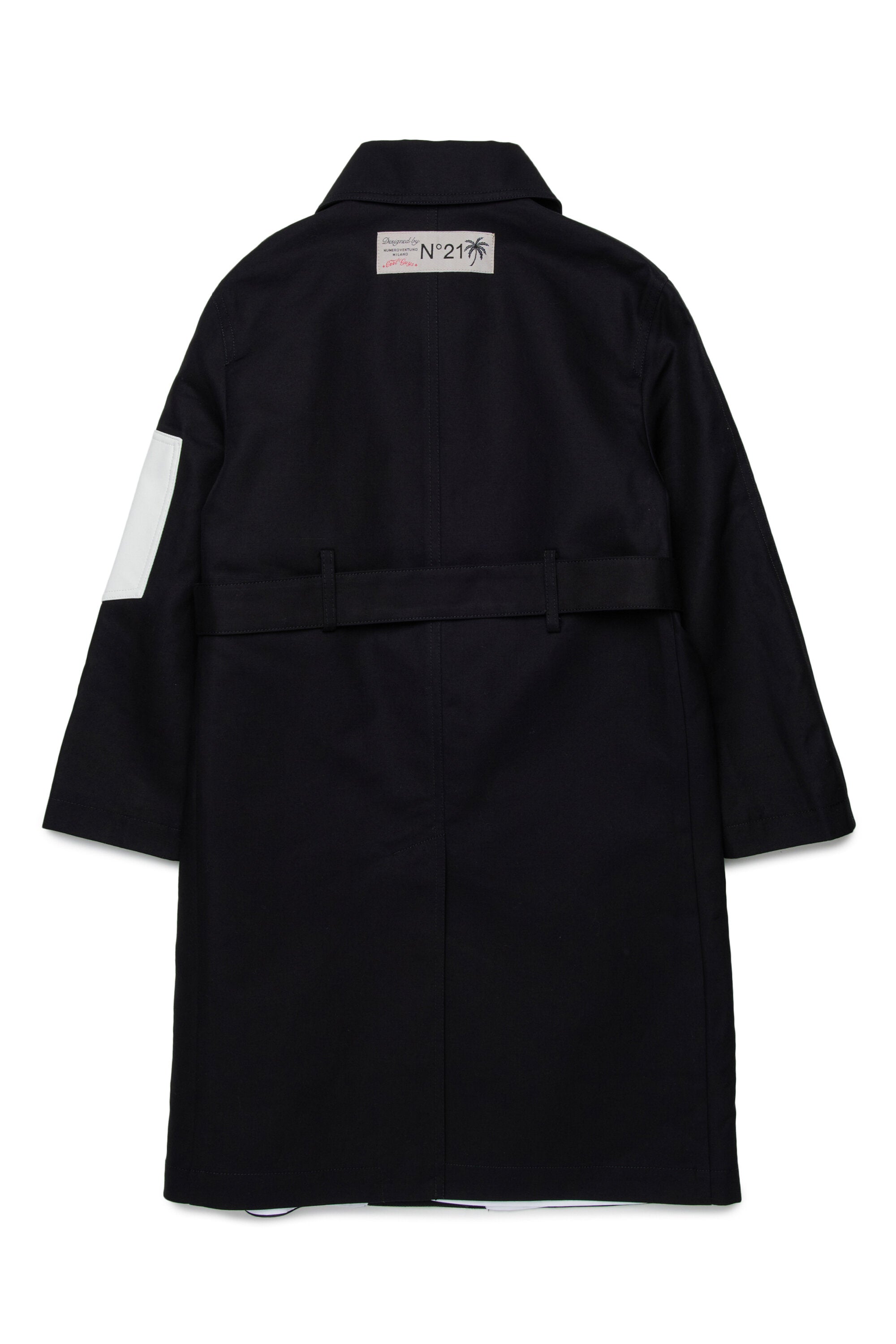 Trench jacket with logo