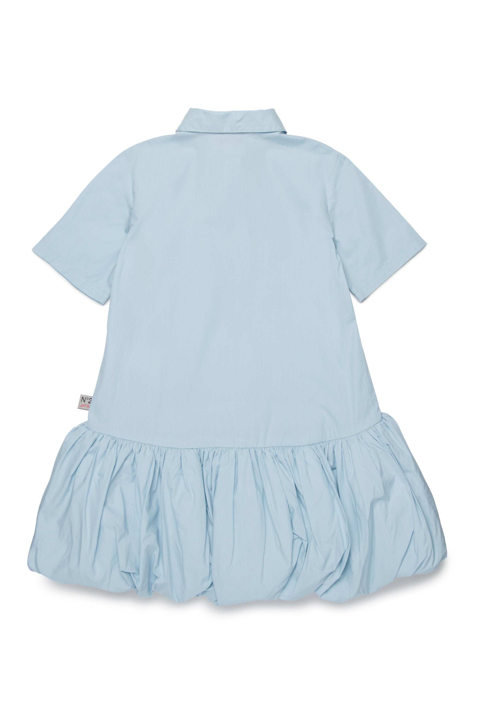 Shirt dress with logo
