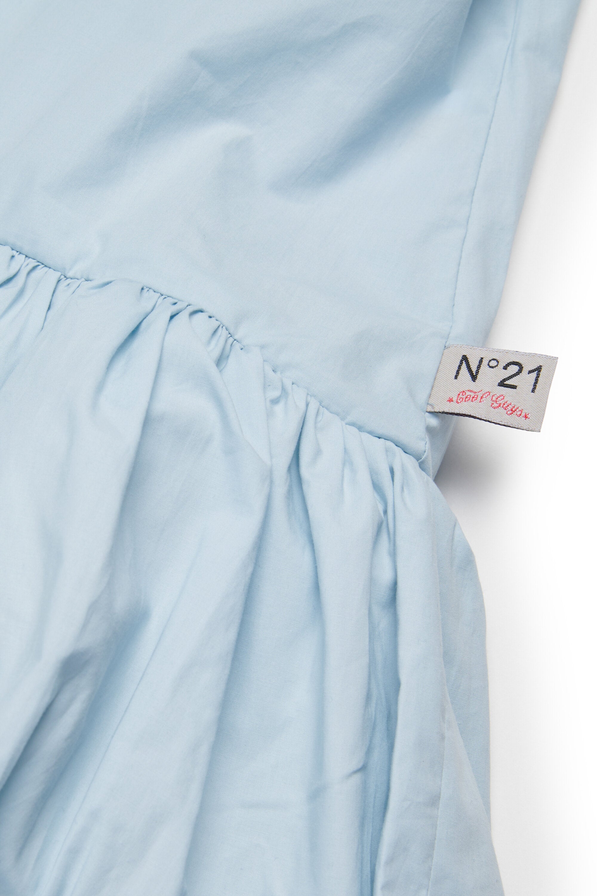 Shirt dress with logo