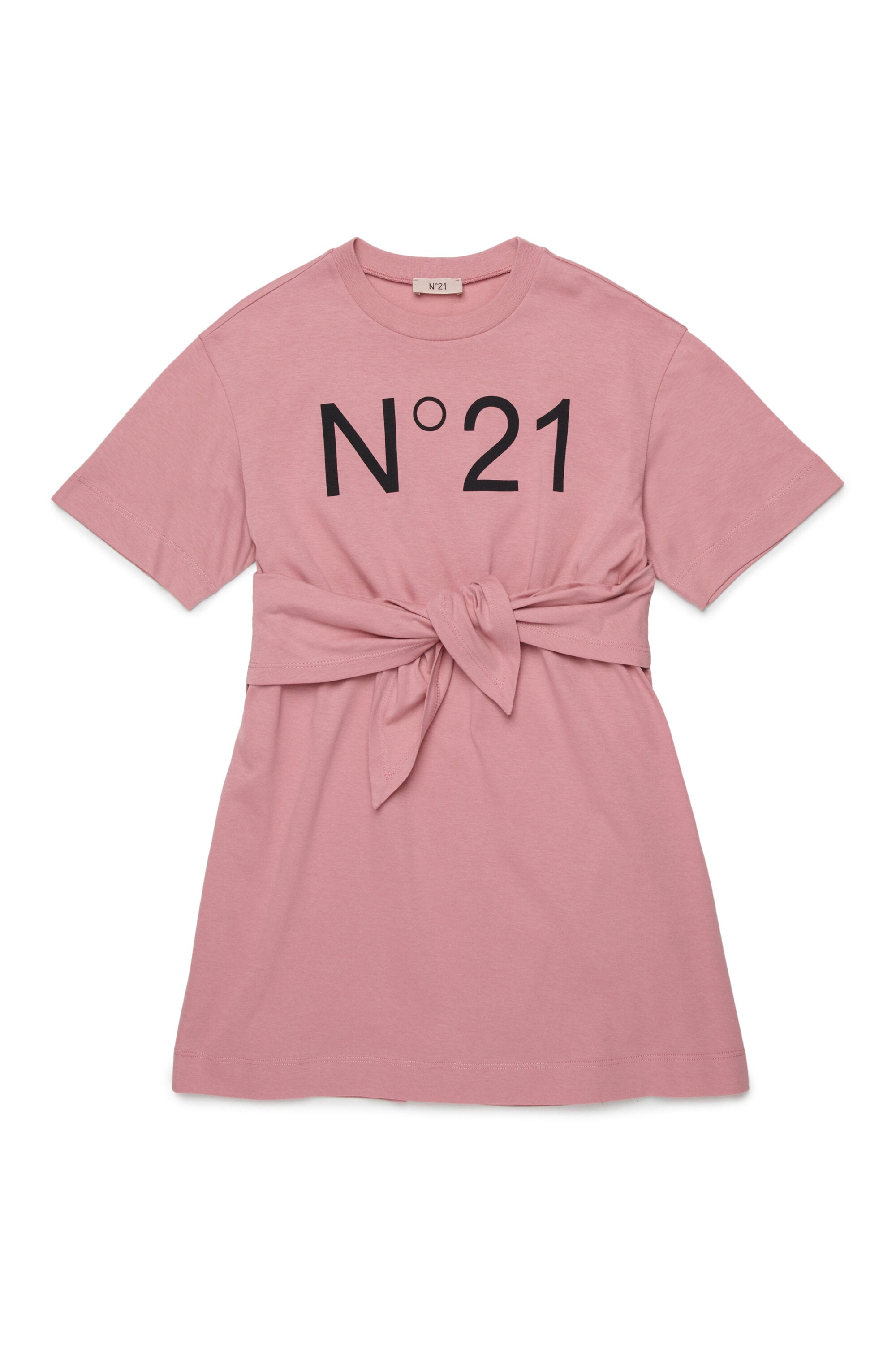 T-shirt dress with printed logo