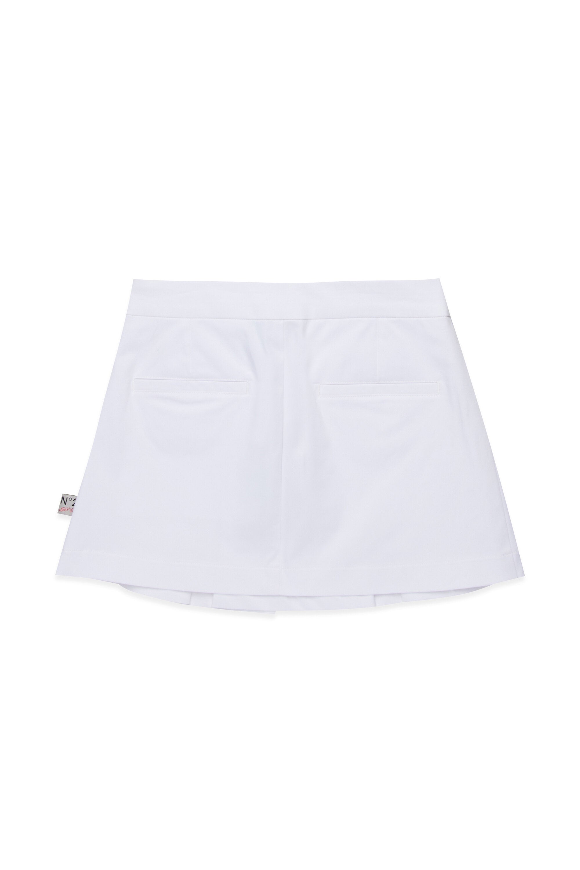 Mini skirt with decorative buttons