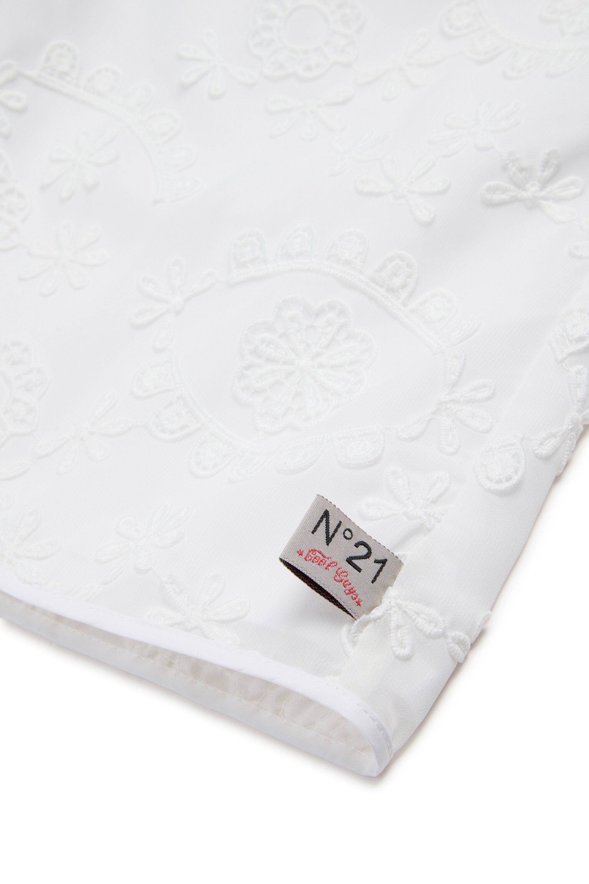 Embroidered logo shorts