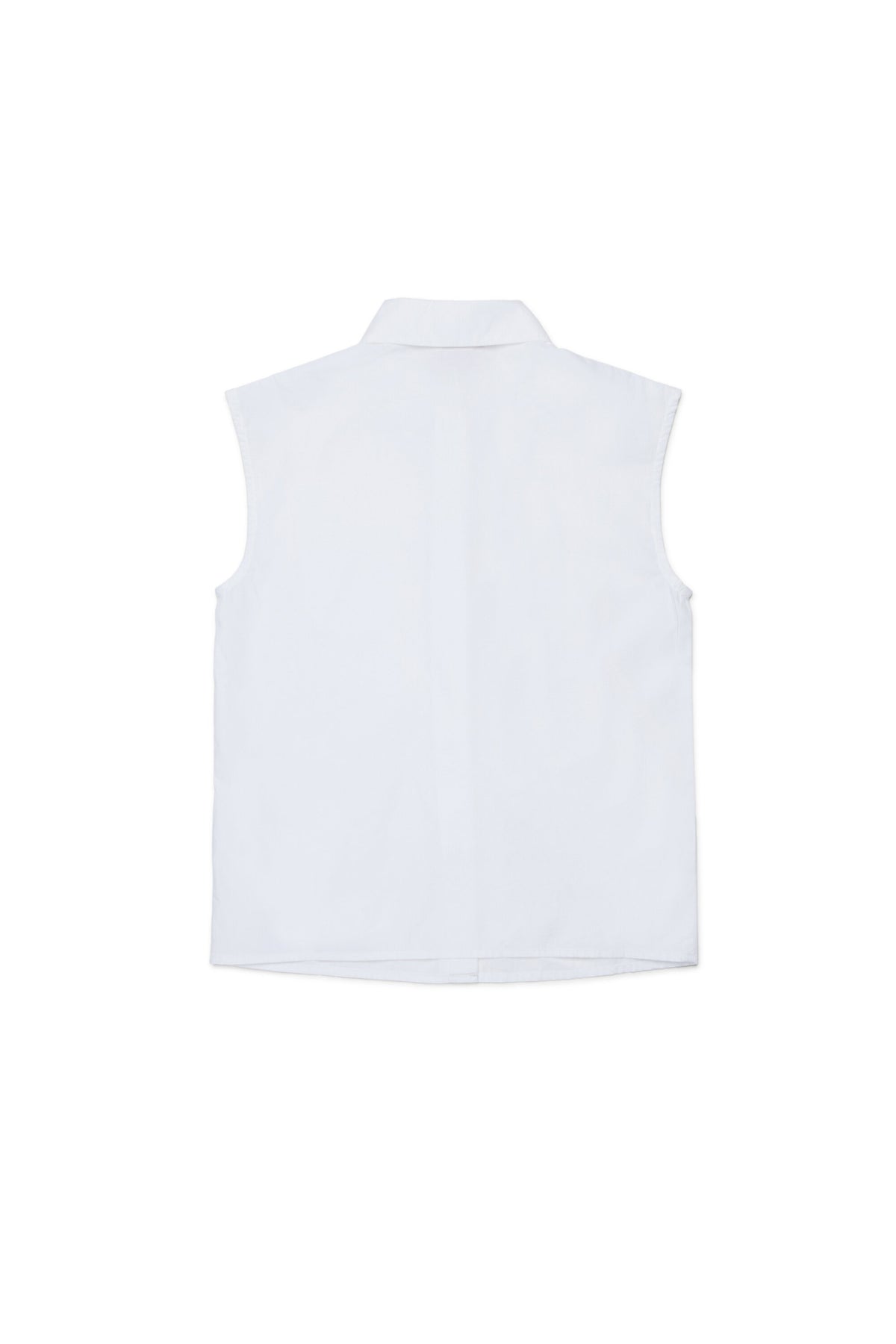 Sleeveless shirt with logo