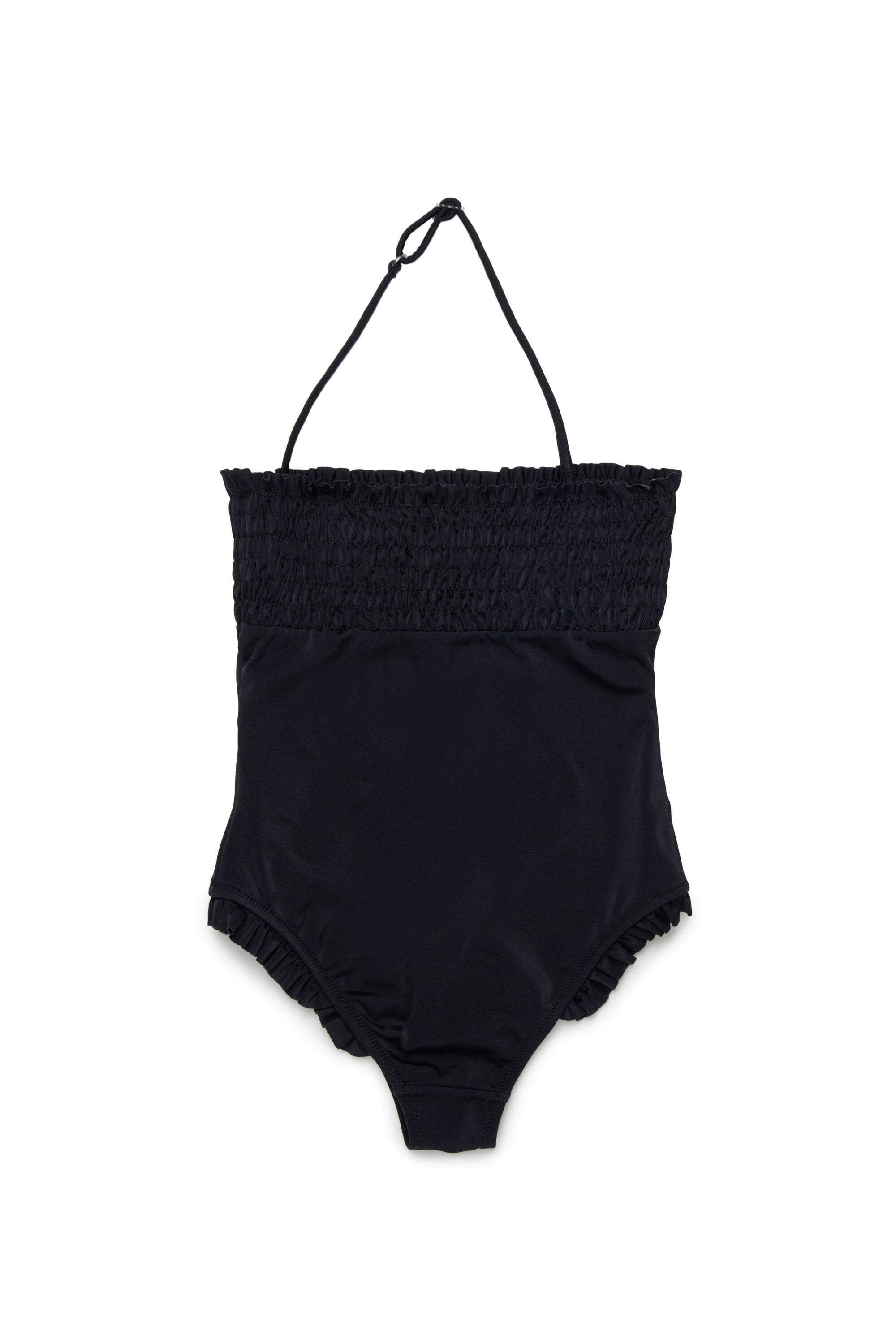 One-piece swimsuit with logo