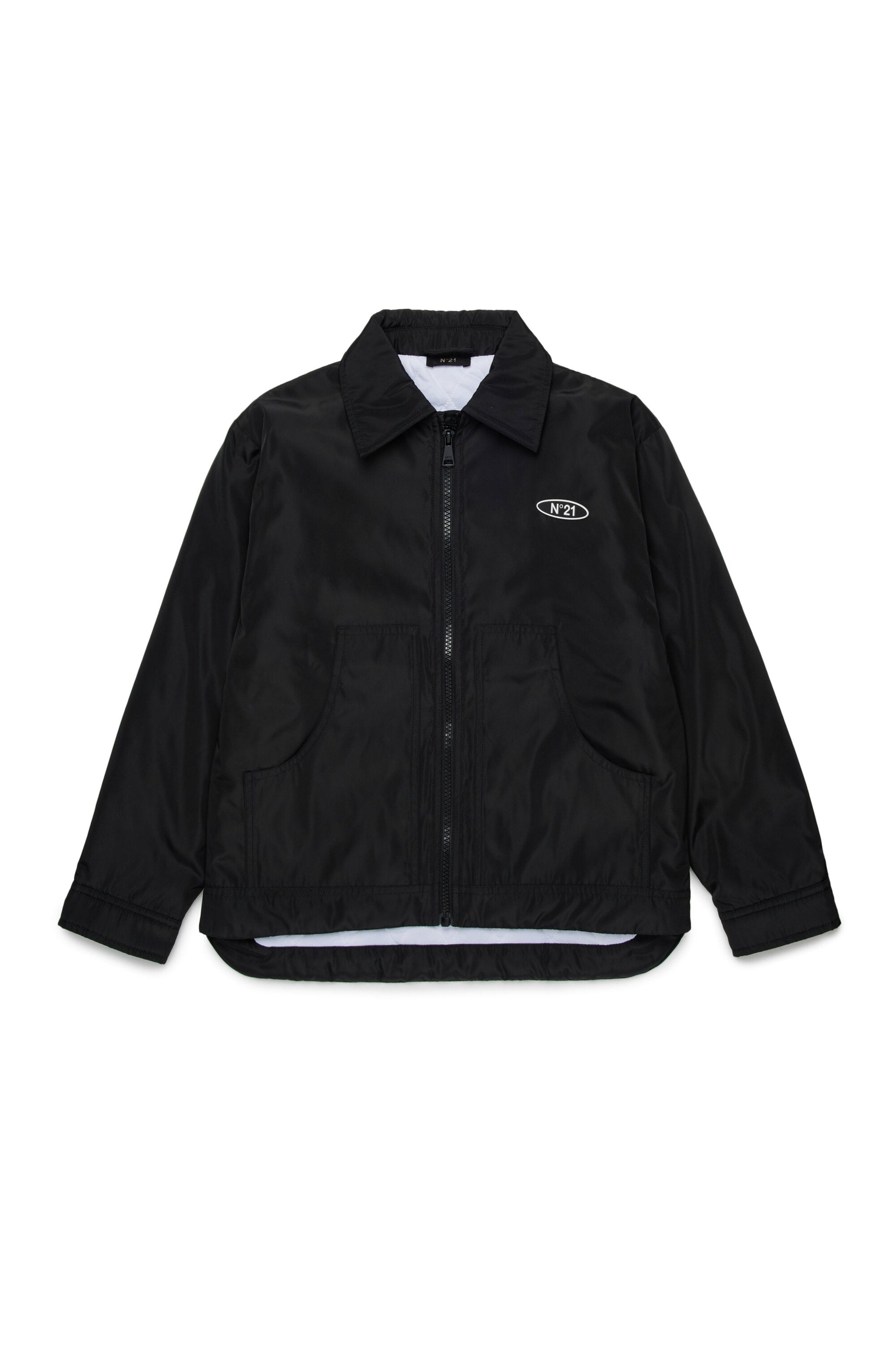 Lightweight padded jacket with logo