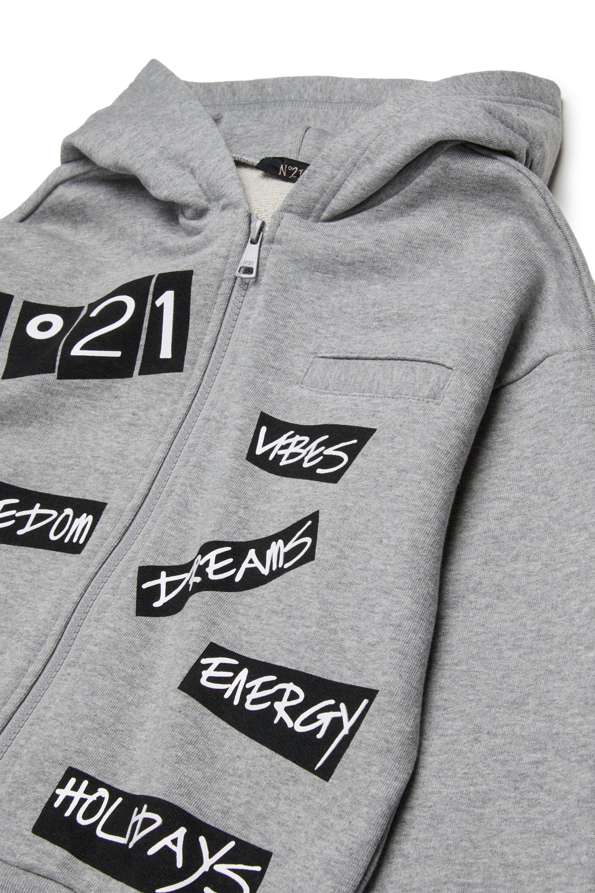 Full-zip sweatshirt with logo