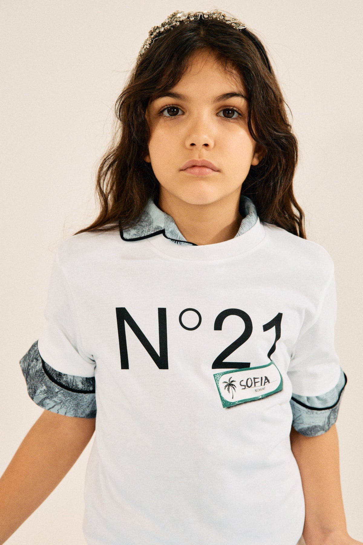 T-shirt with front logo