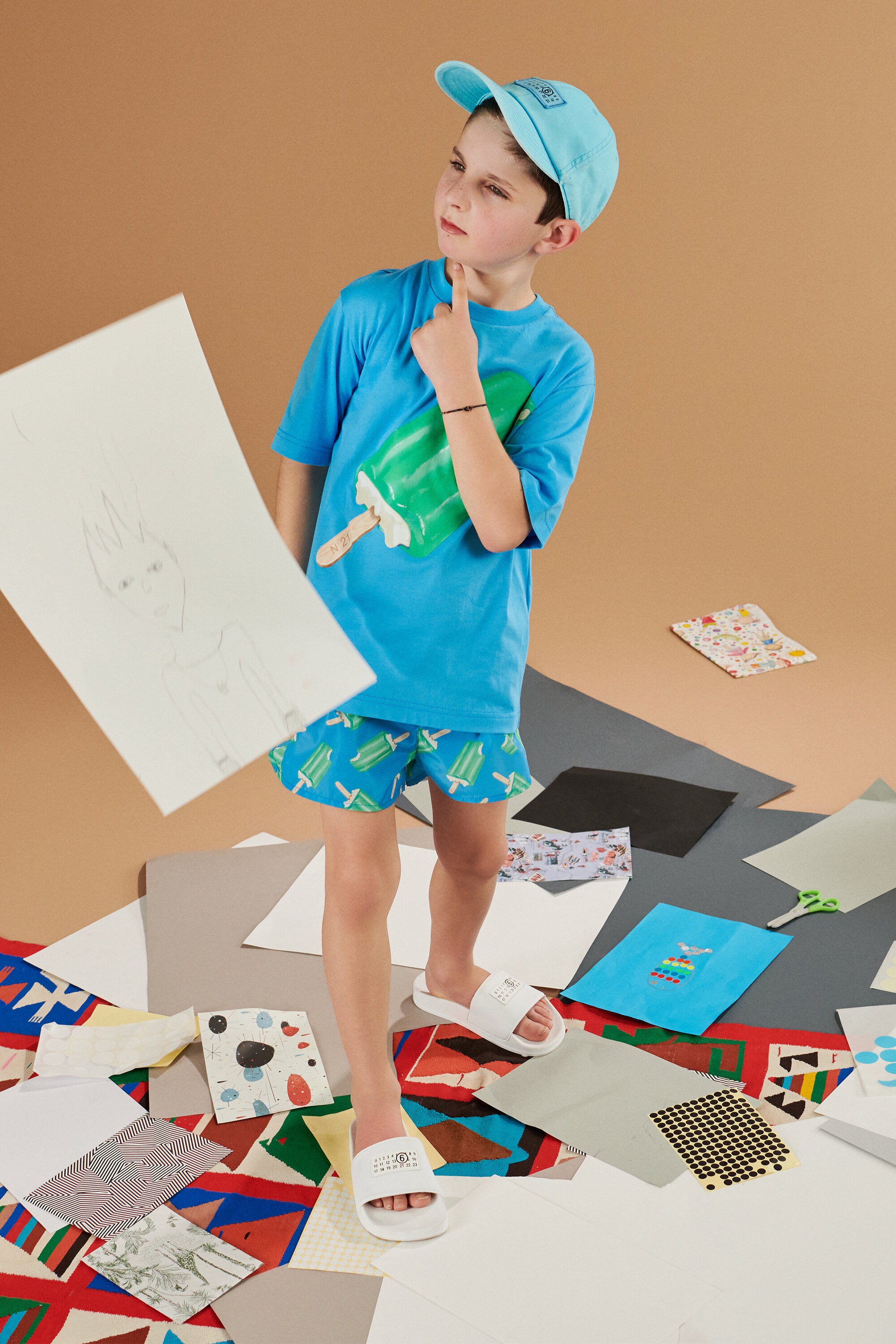 T-shirt with popsicle print