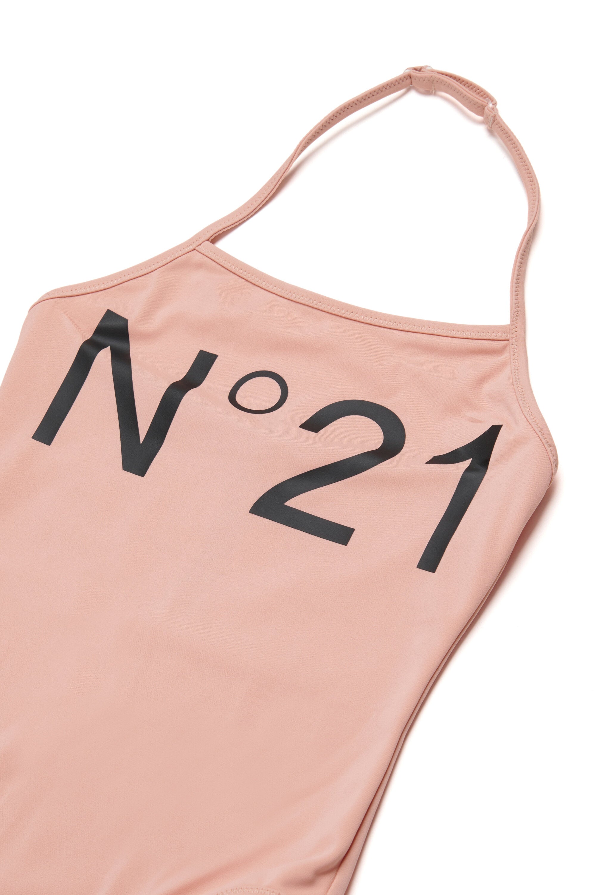 One-piece swimsuit with logo