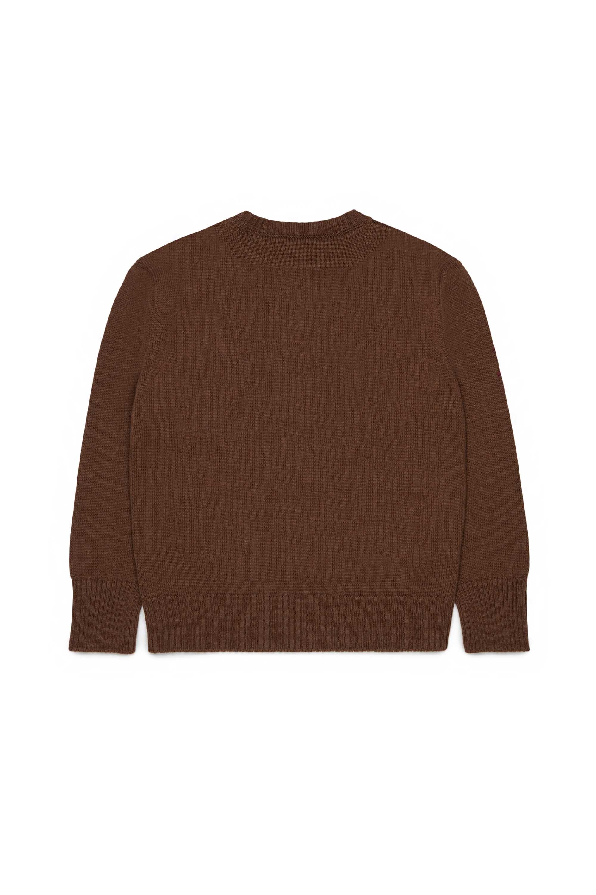 Crew-neck pullover with logo