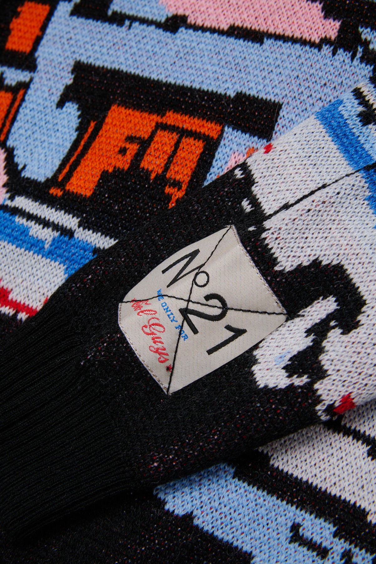 Crew-neck pullover with logo