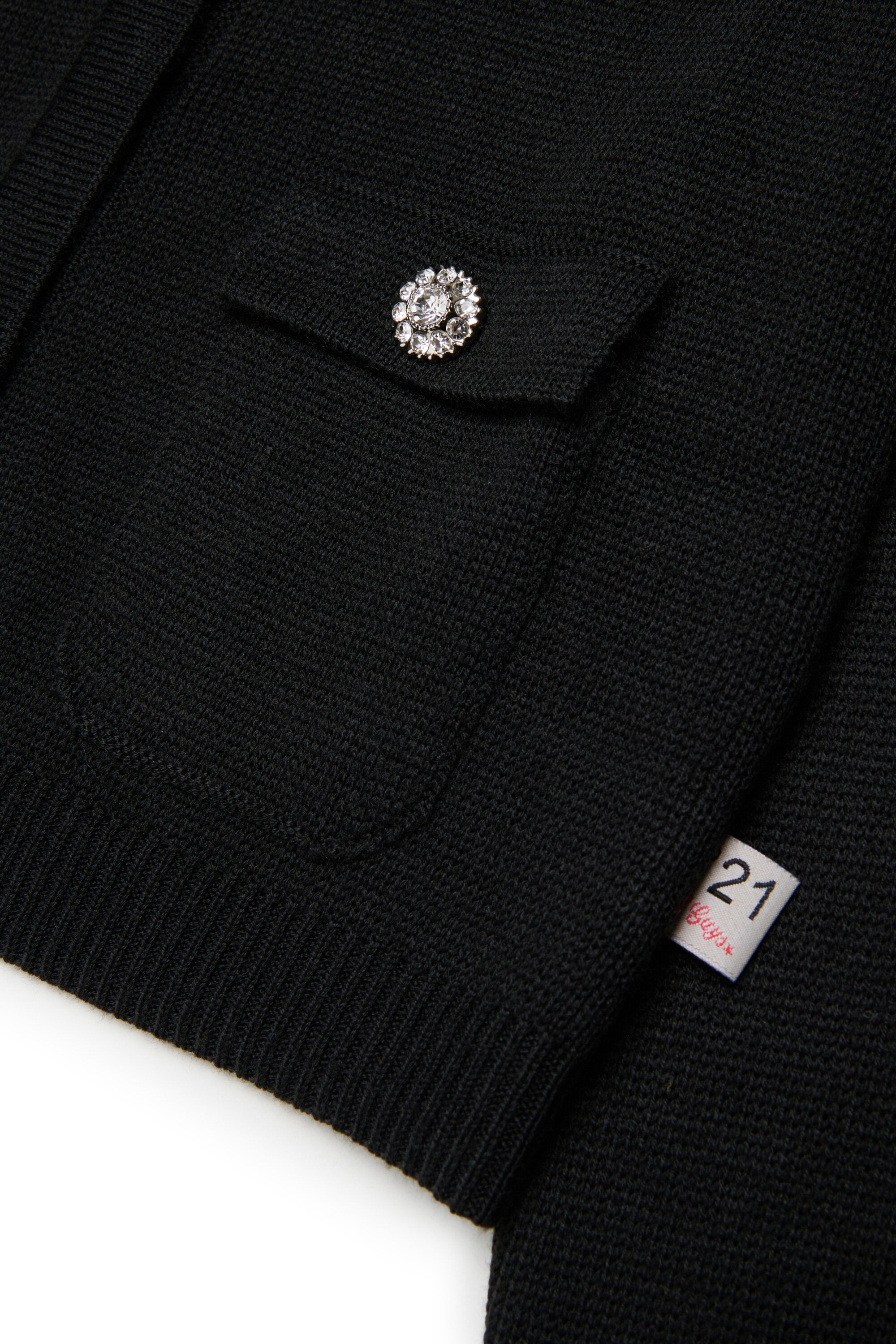 Cardigan with jewel buttons
