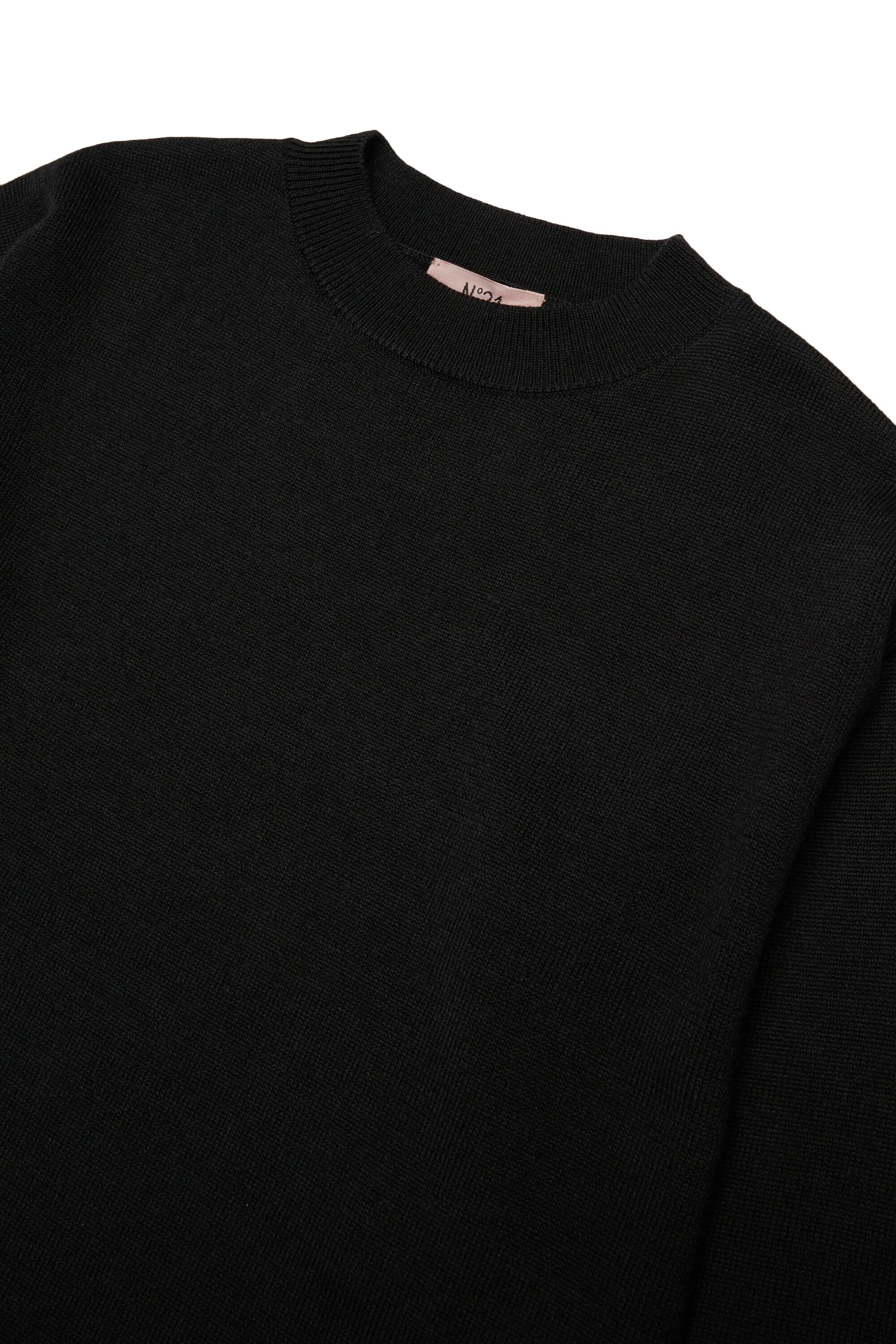 Knit dress with logo