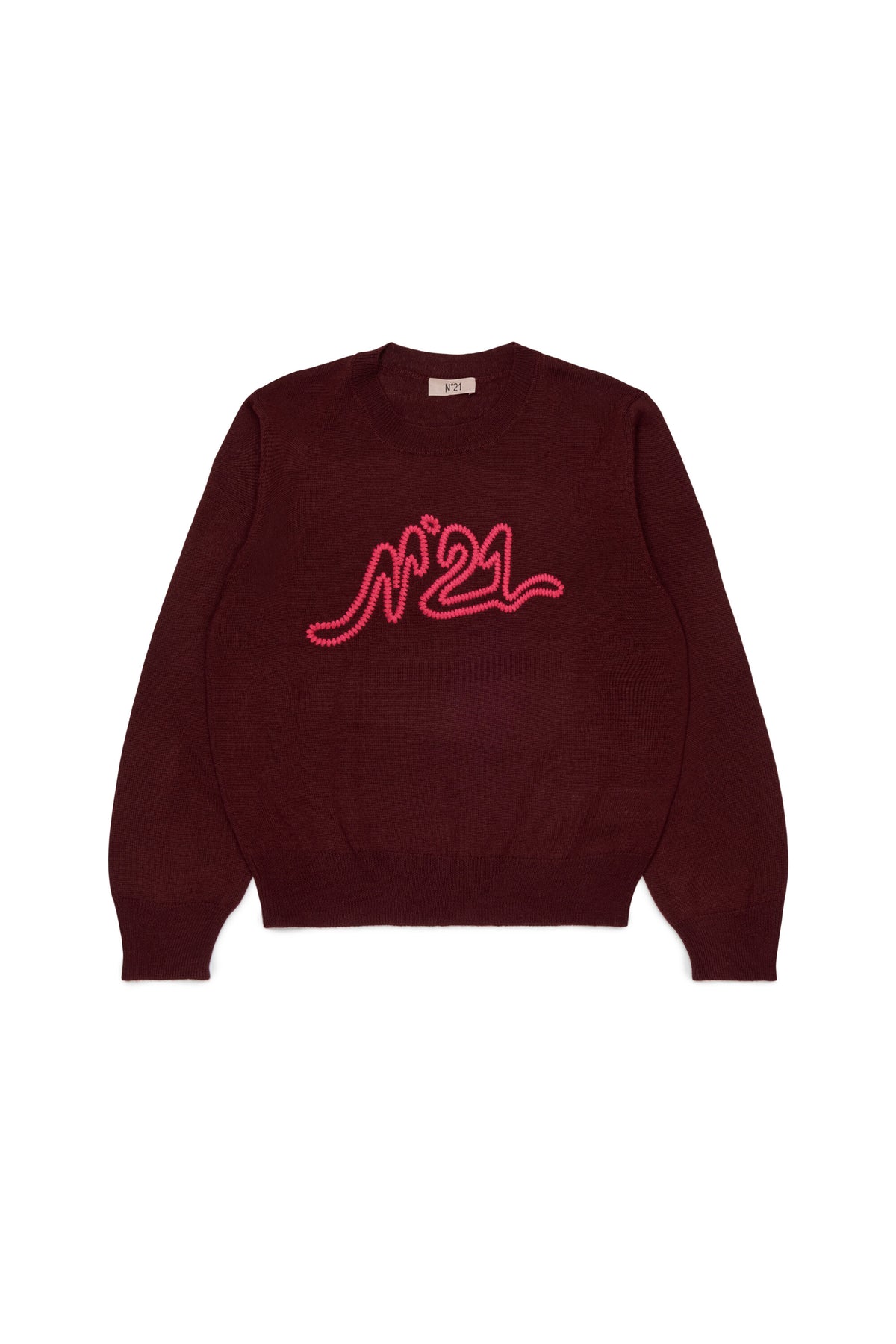 Crewneck pullover with logo