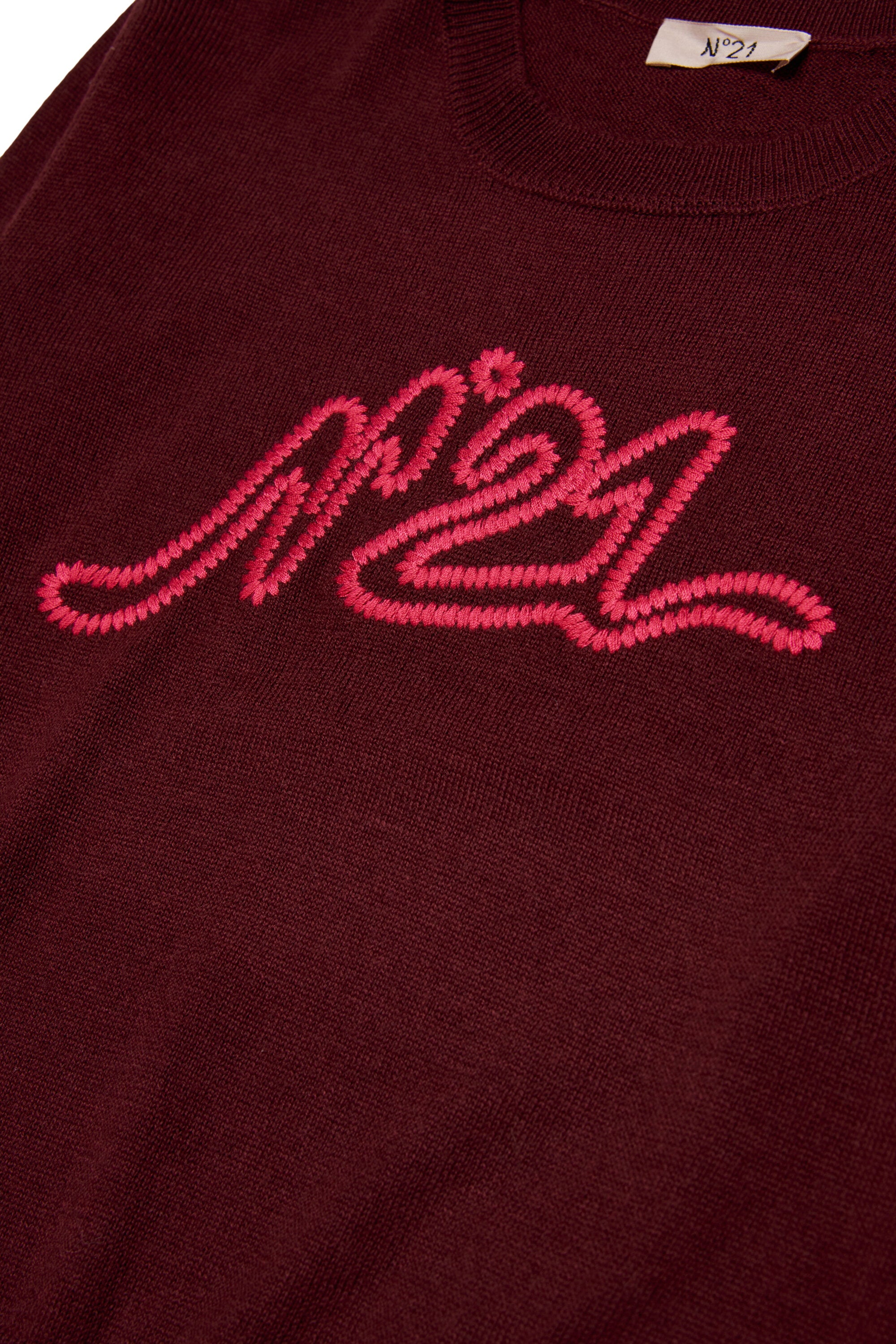 Crewneck pullover with logo