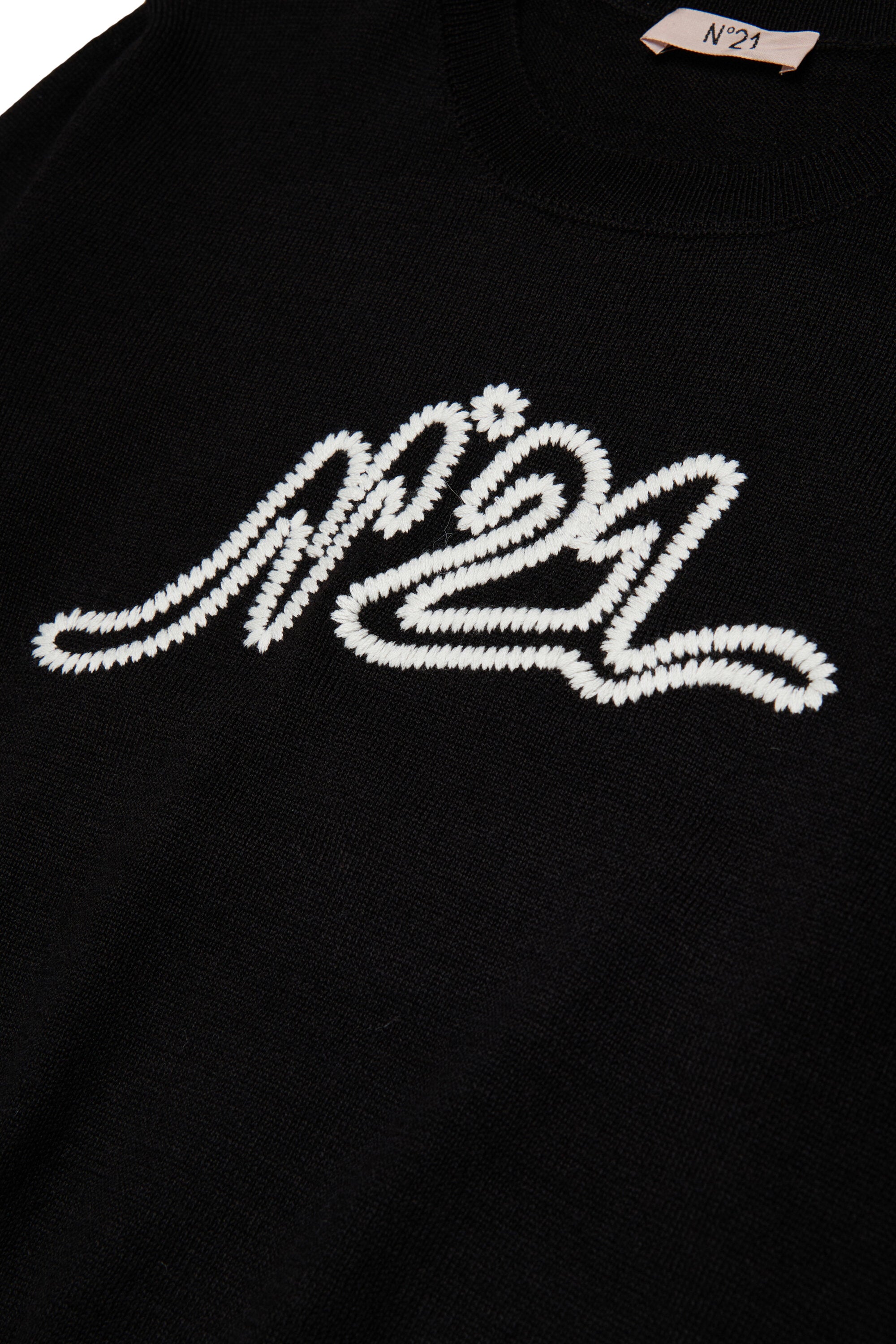 Crewneck pullover with logo