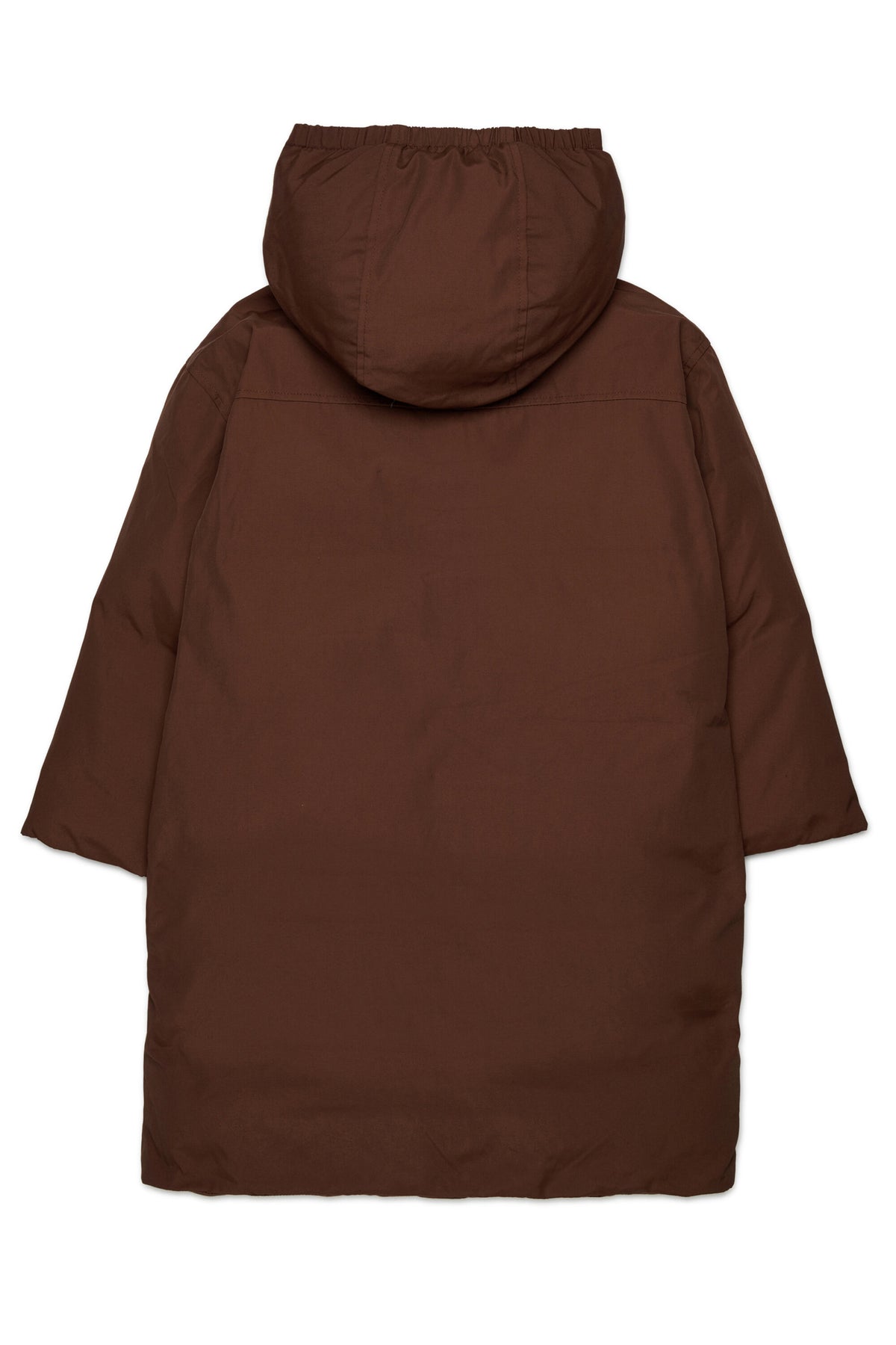 Padded jacket with printed logo