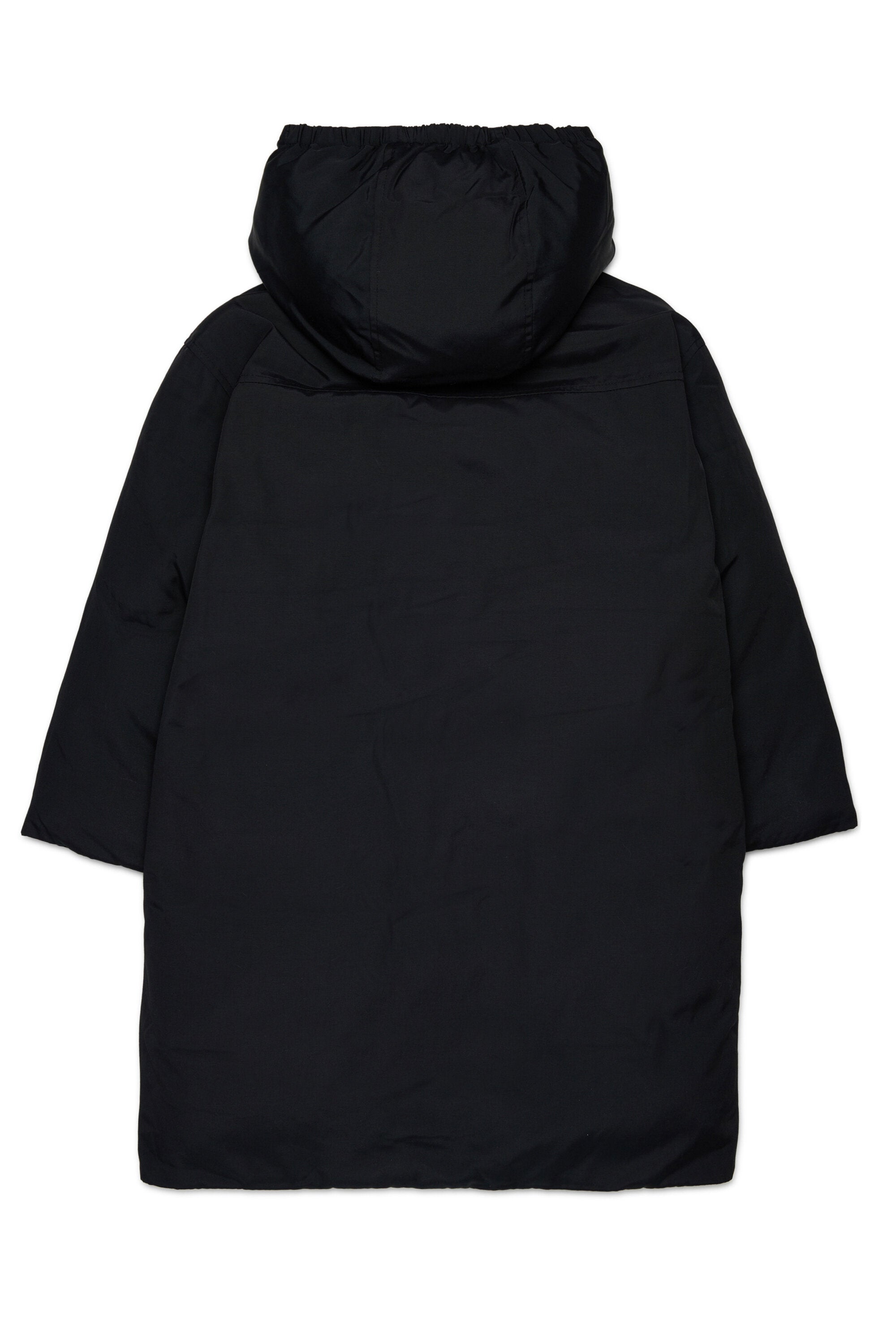 Padded jacket with printed logo