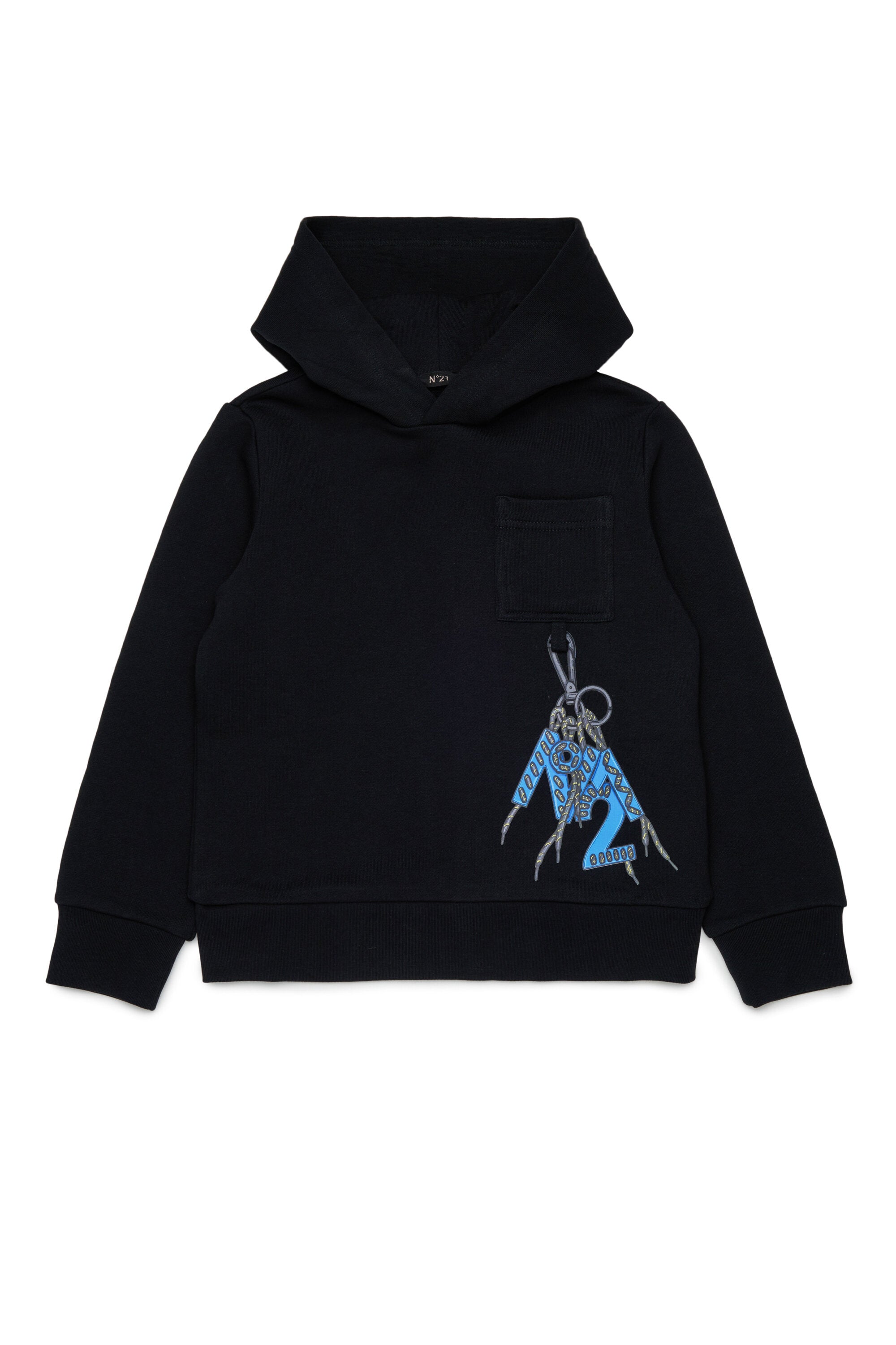 Hooded sweatshirt with graphic print