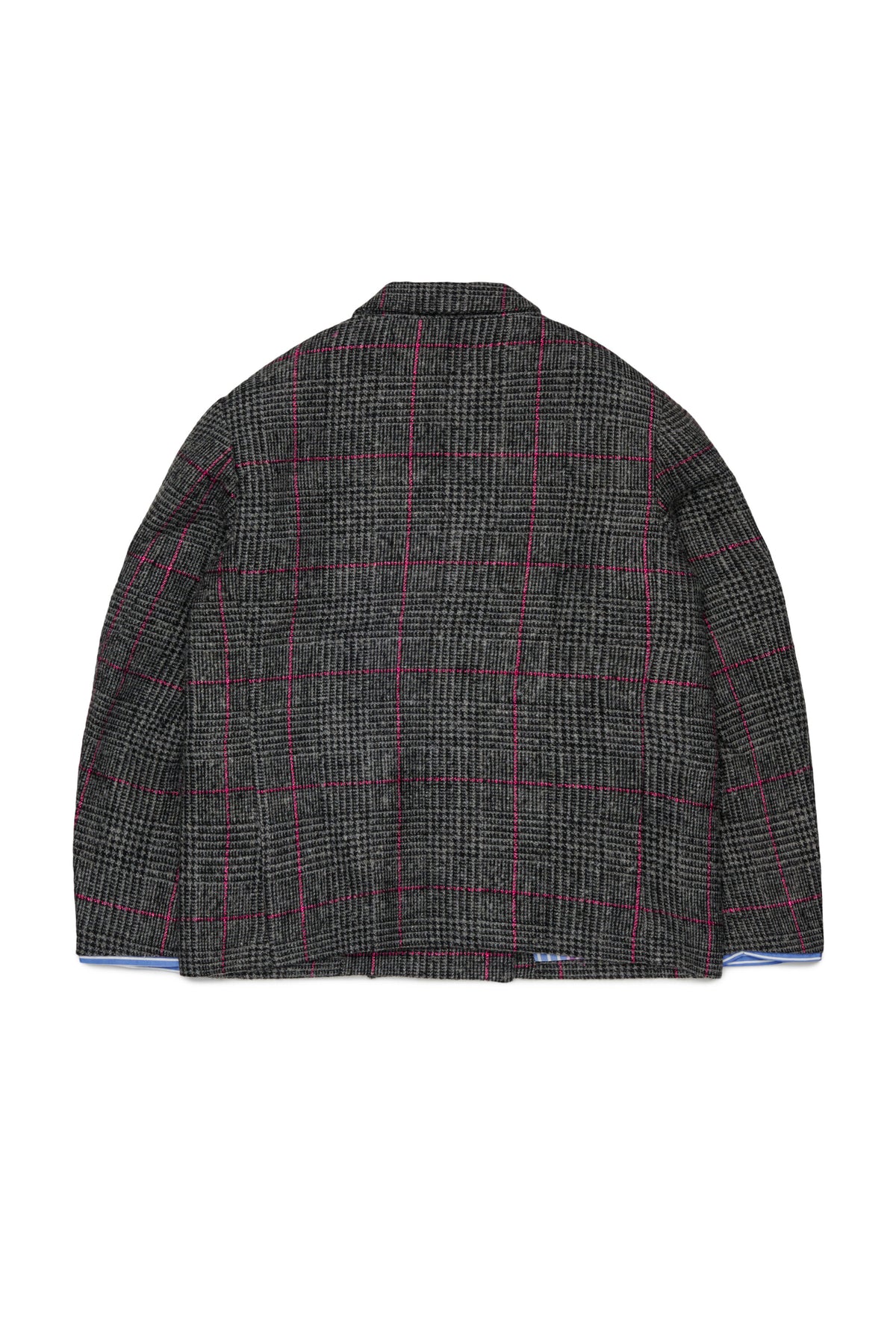 Double-breasted blazer with logo