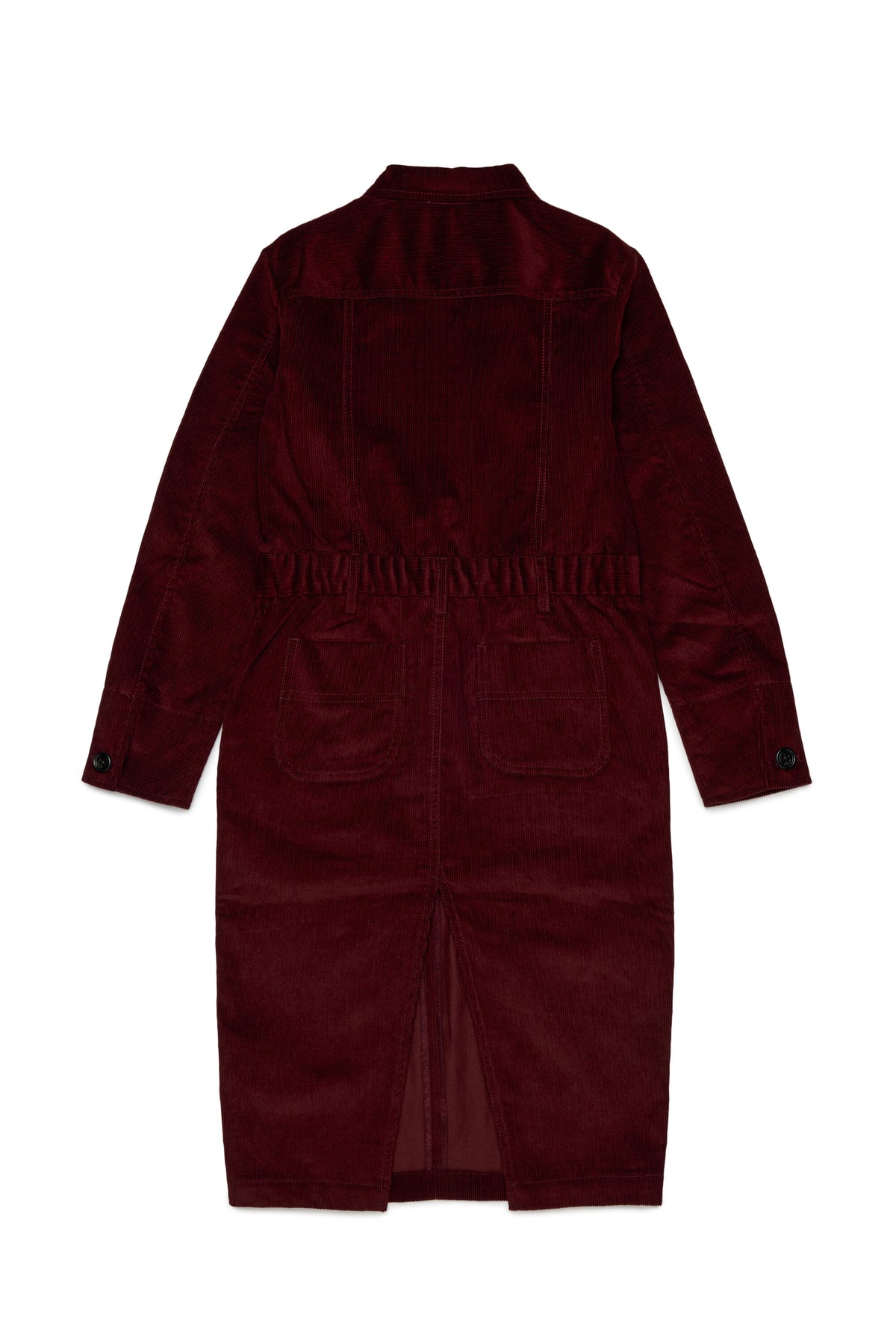 Velvet dress with logo