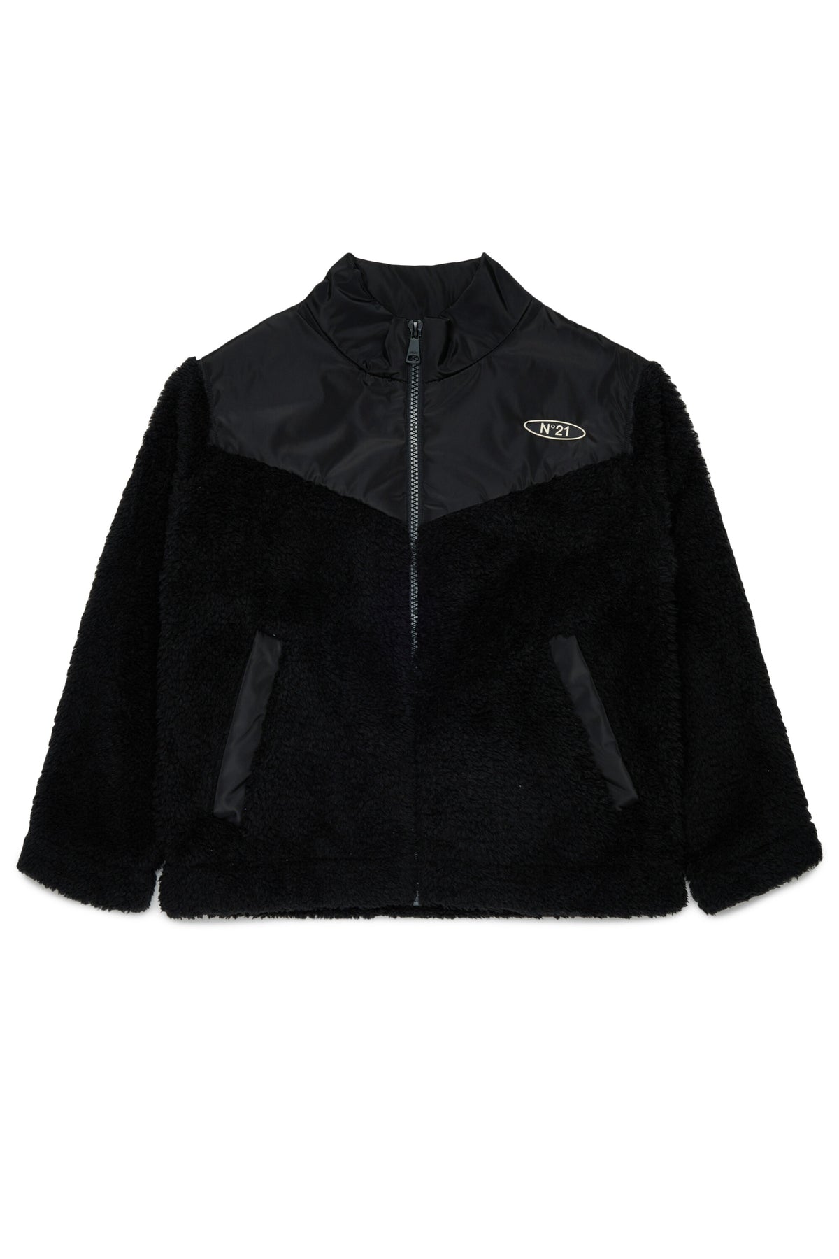 Zip sweatshirt with logo