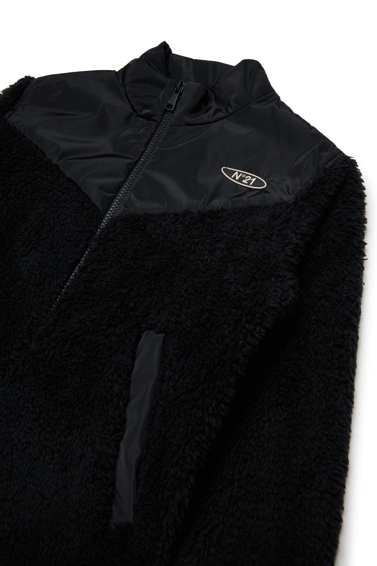 Zip sweatshirt with logo