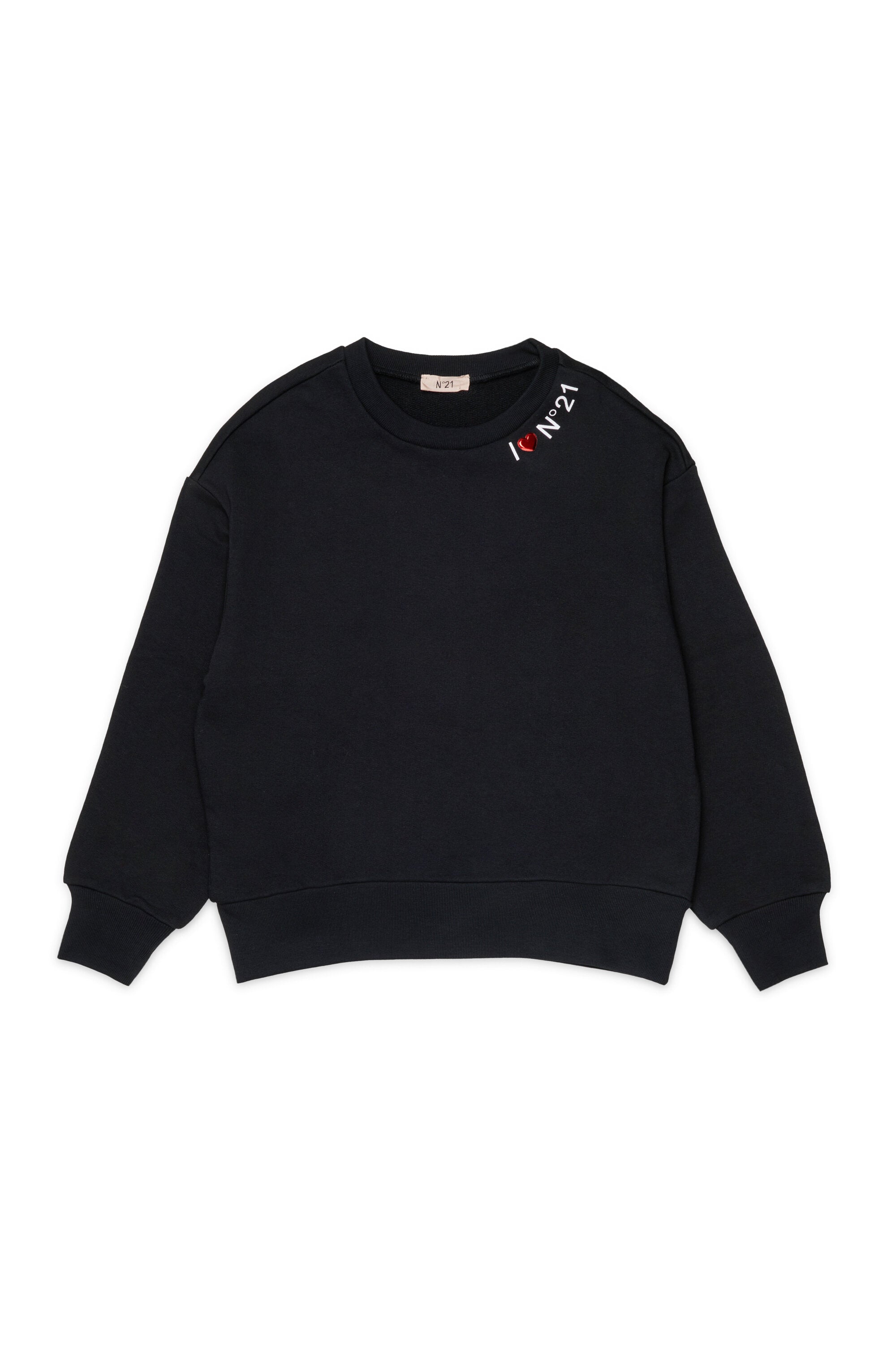 Crew-neck sweatshirt with logo