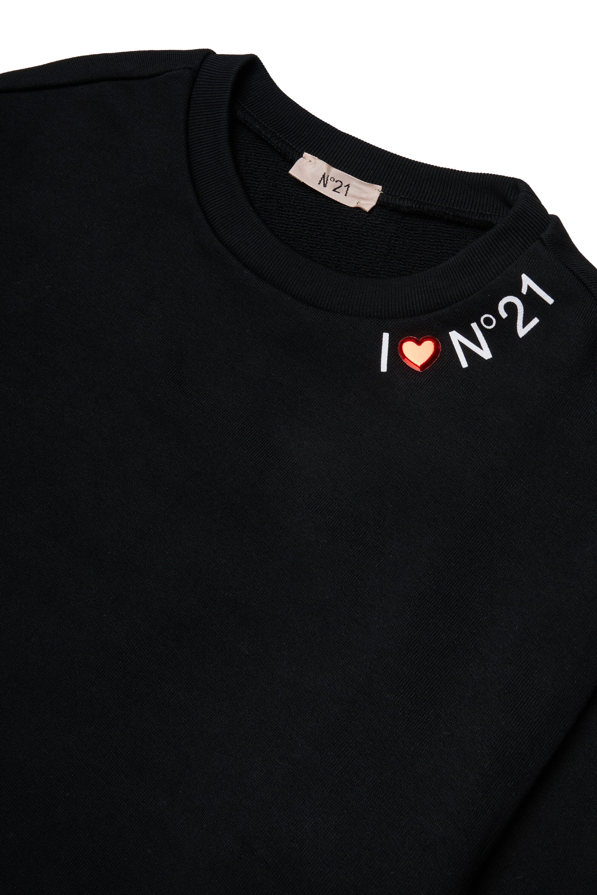 Crew-neck sweatshirt with logo