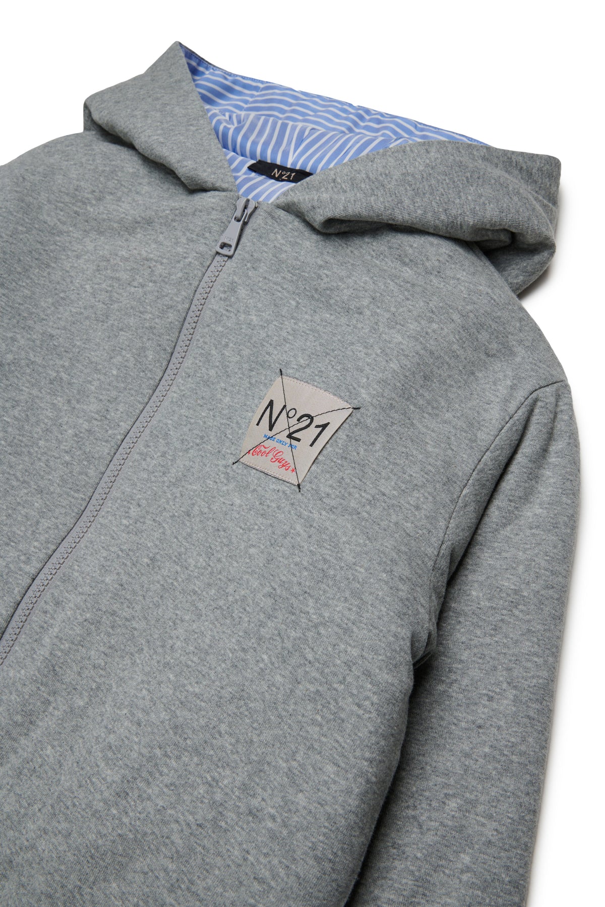 Zip sweatshirt with logo