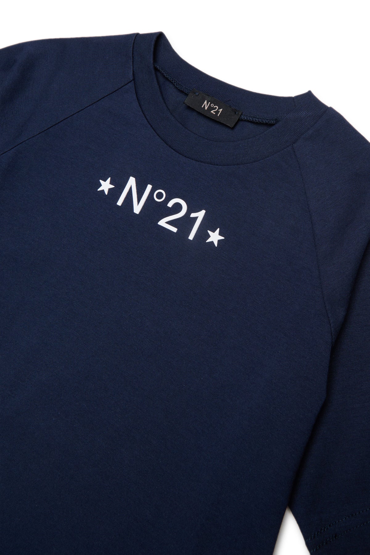Raglan T-shirt with printed logo