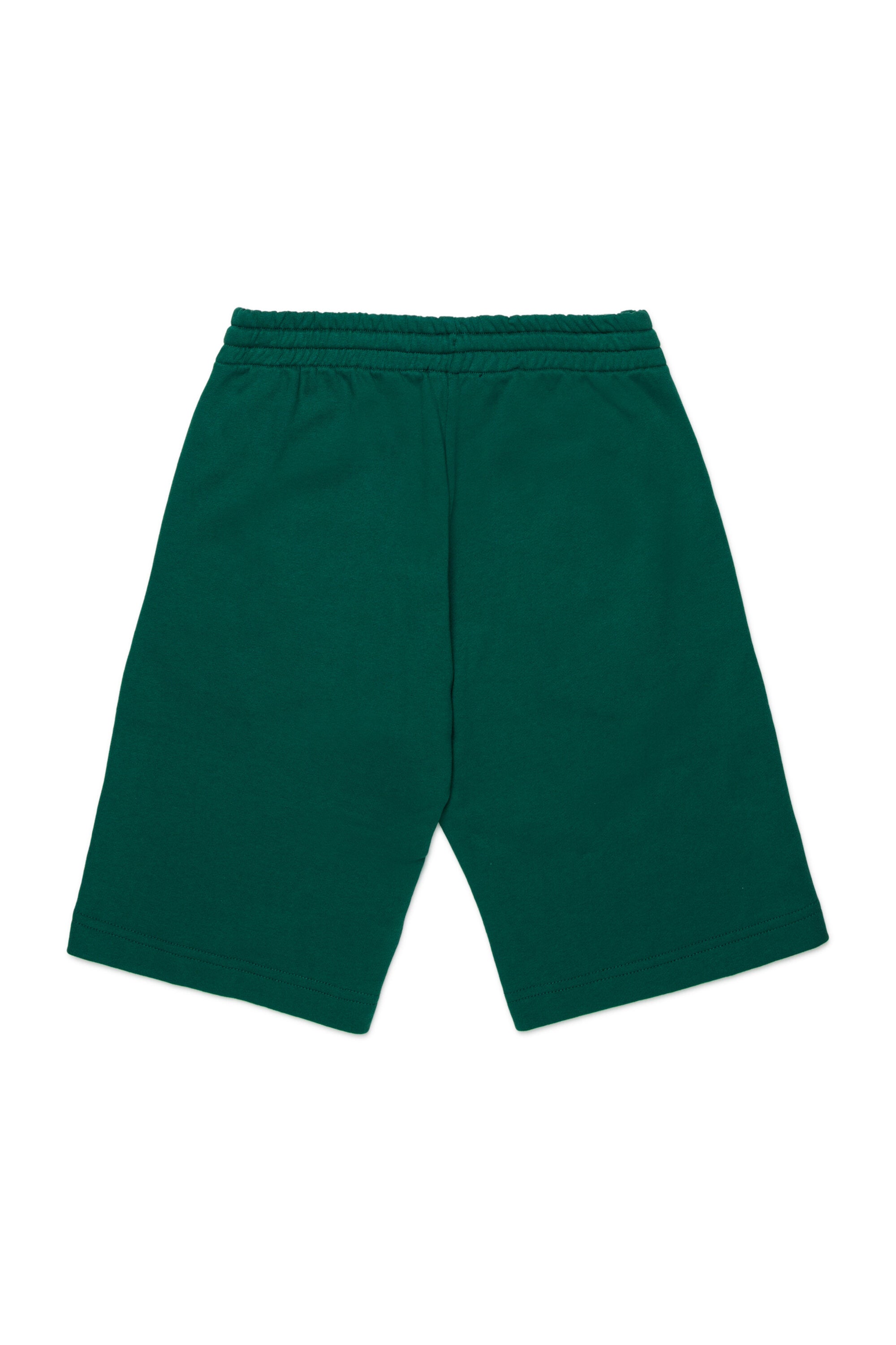 Fleece shorts with logo