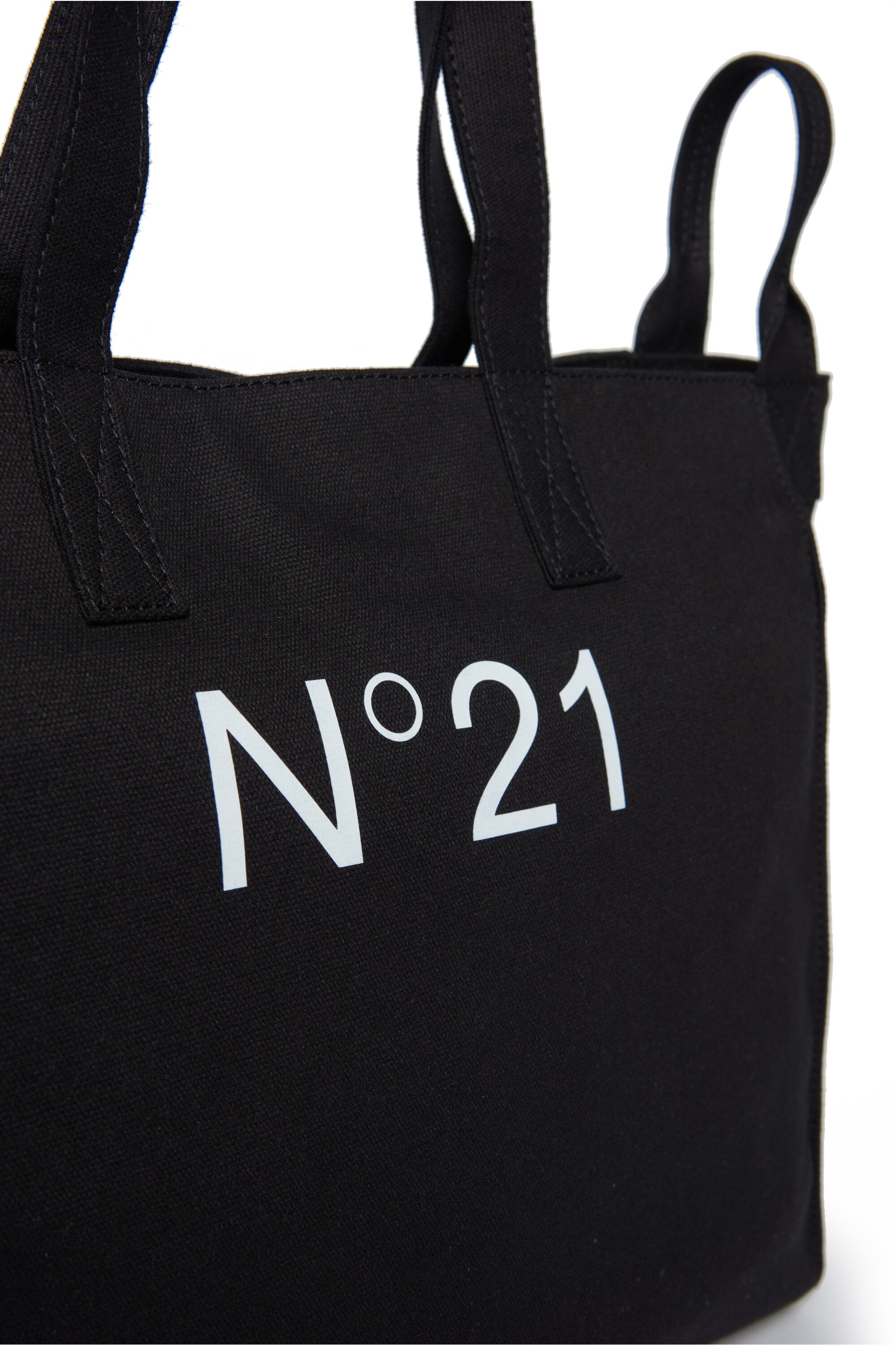 Branded canvas shopper bag