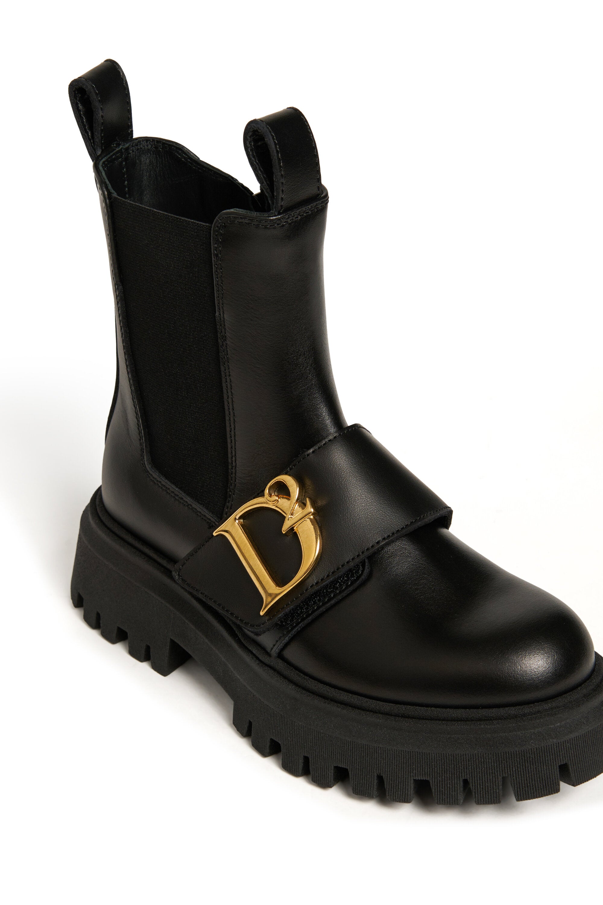 Leather Chelsea Statement boots