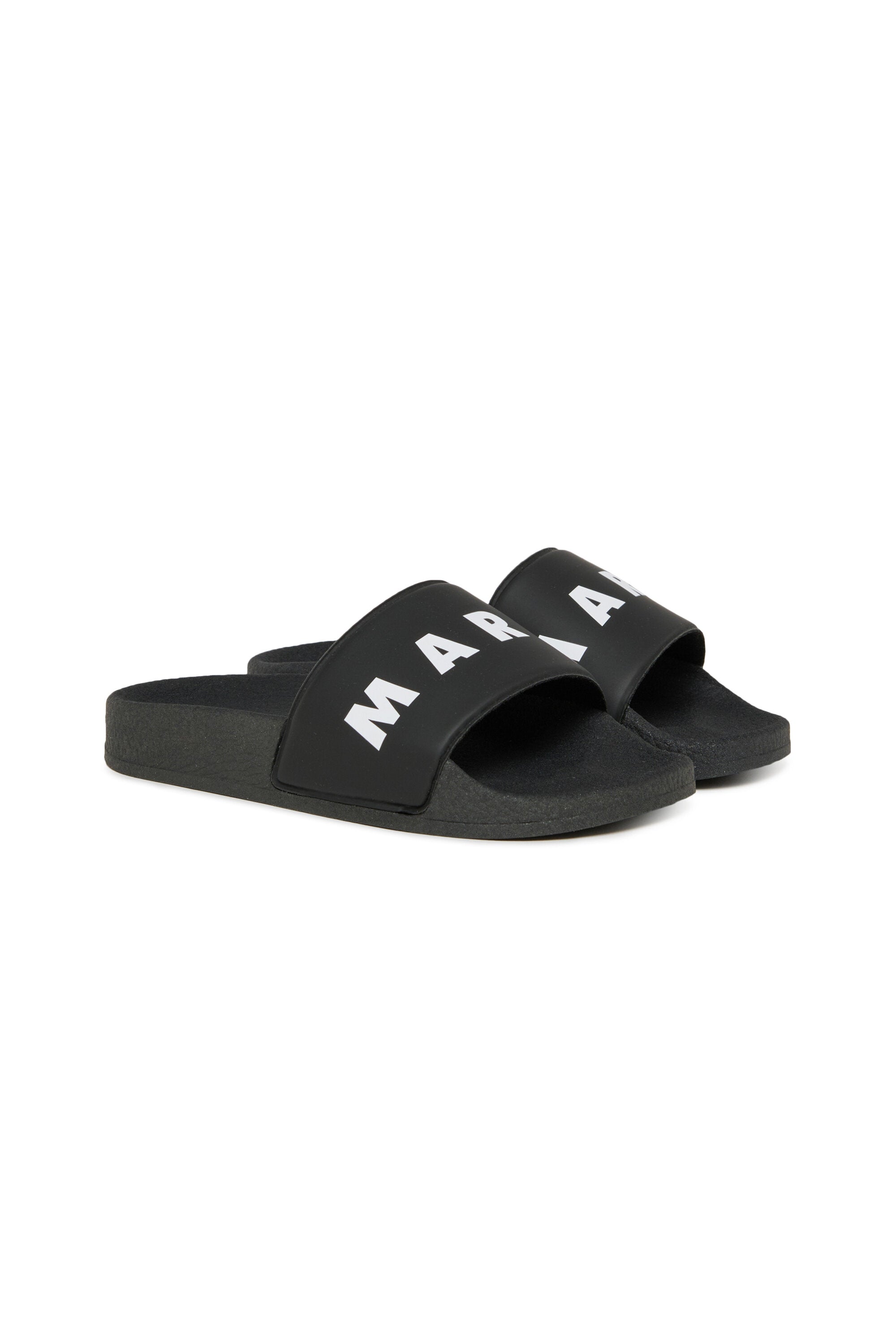 Branded slide slippers