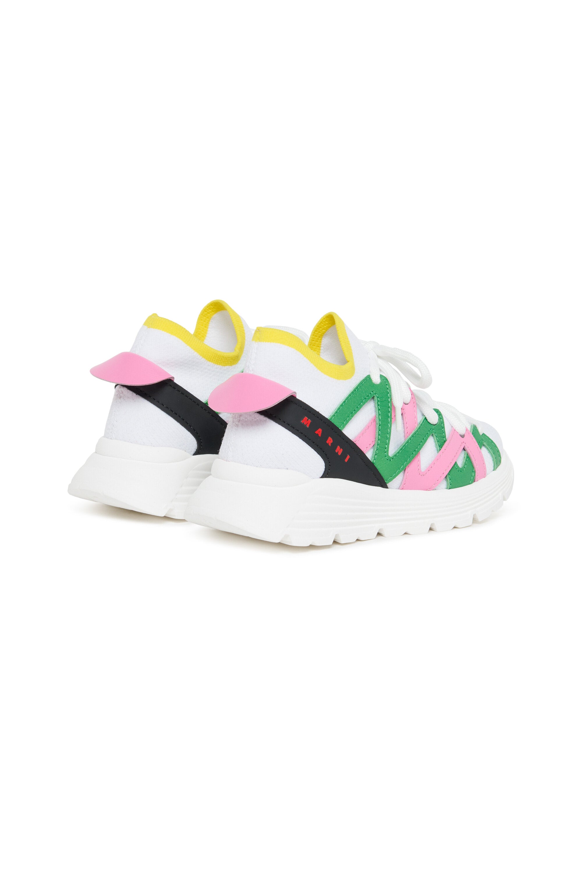 Mid sock colorblock trainers