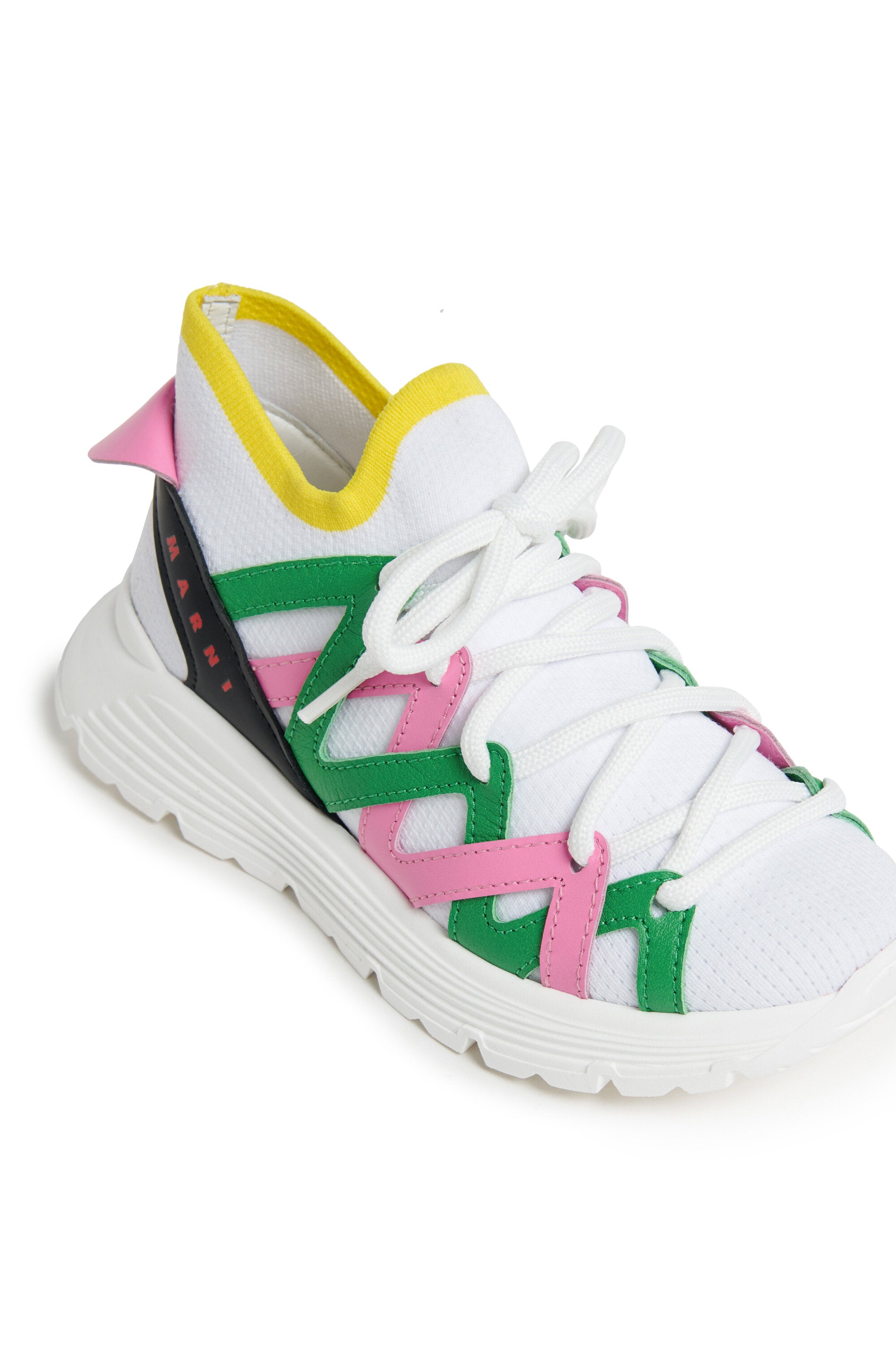 Mid sock colorblock trainers