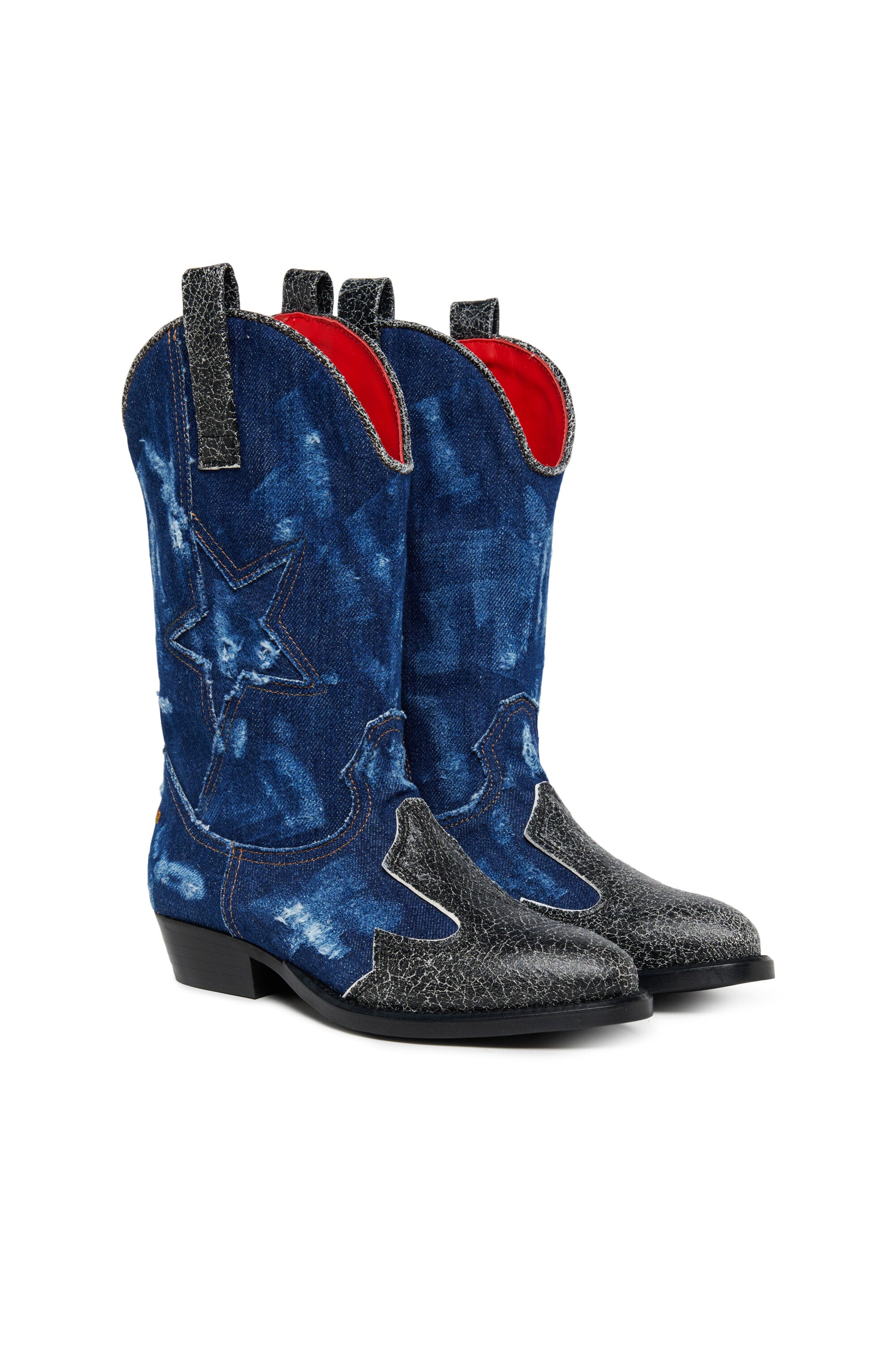 Super Star denim Texan boots