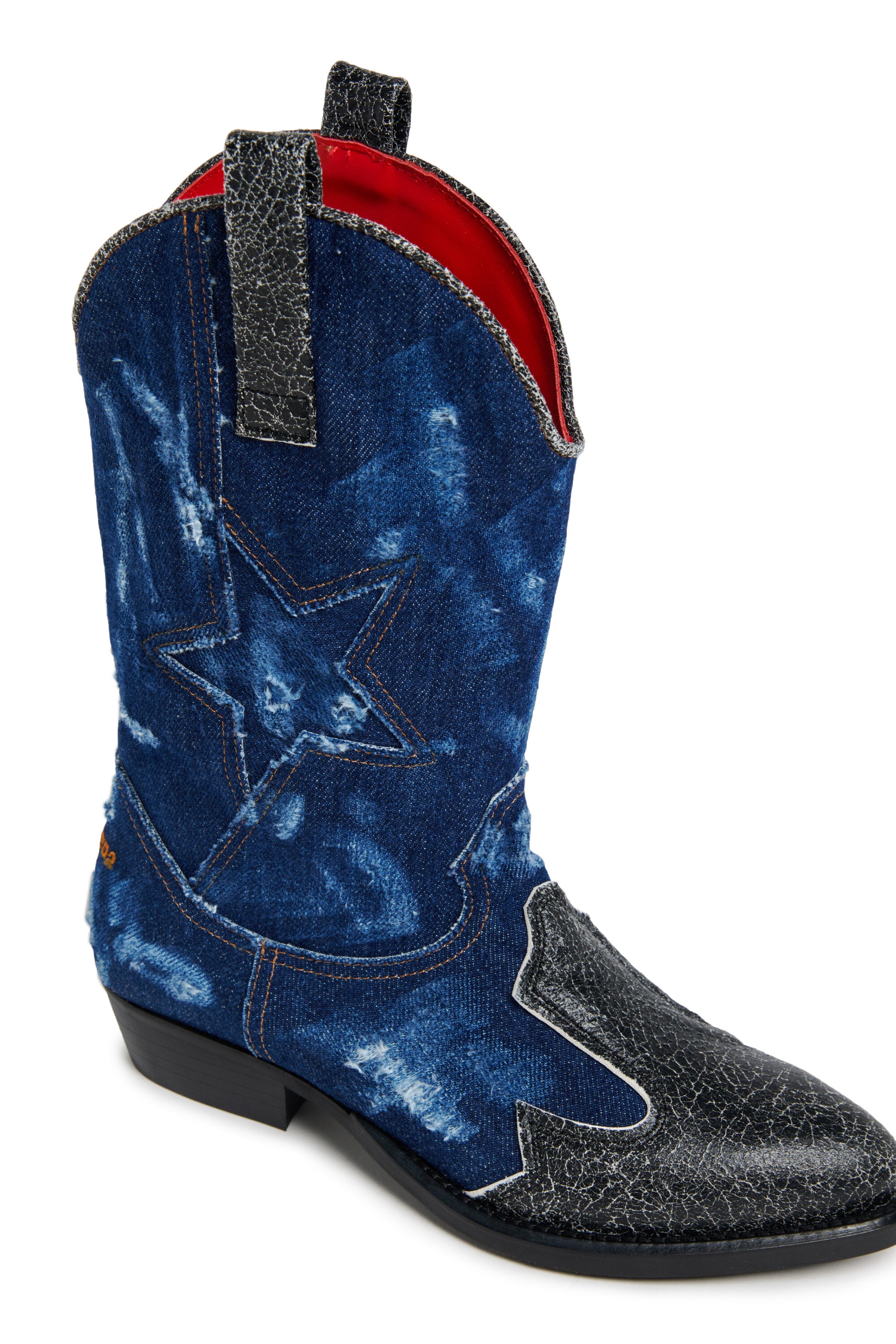 Super Star denim Texan boots