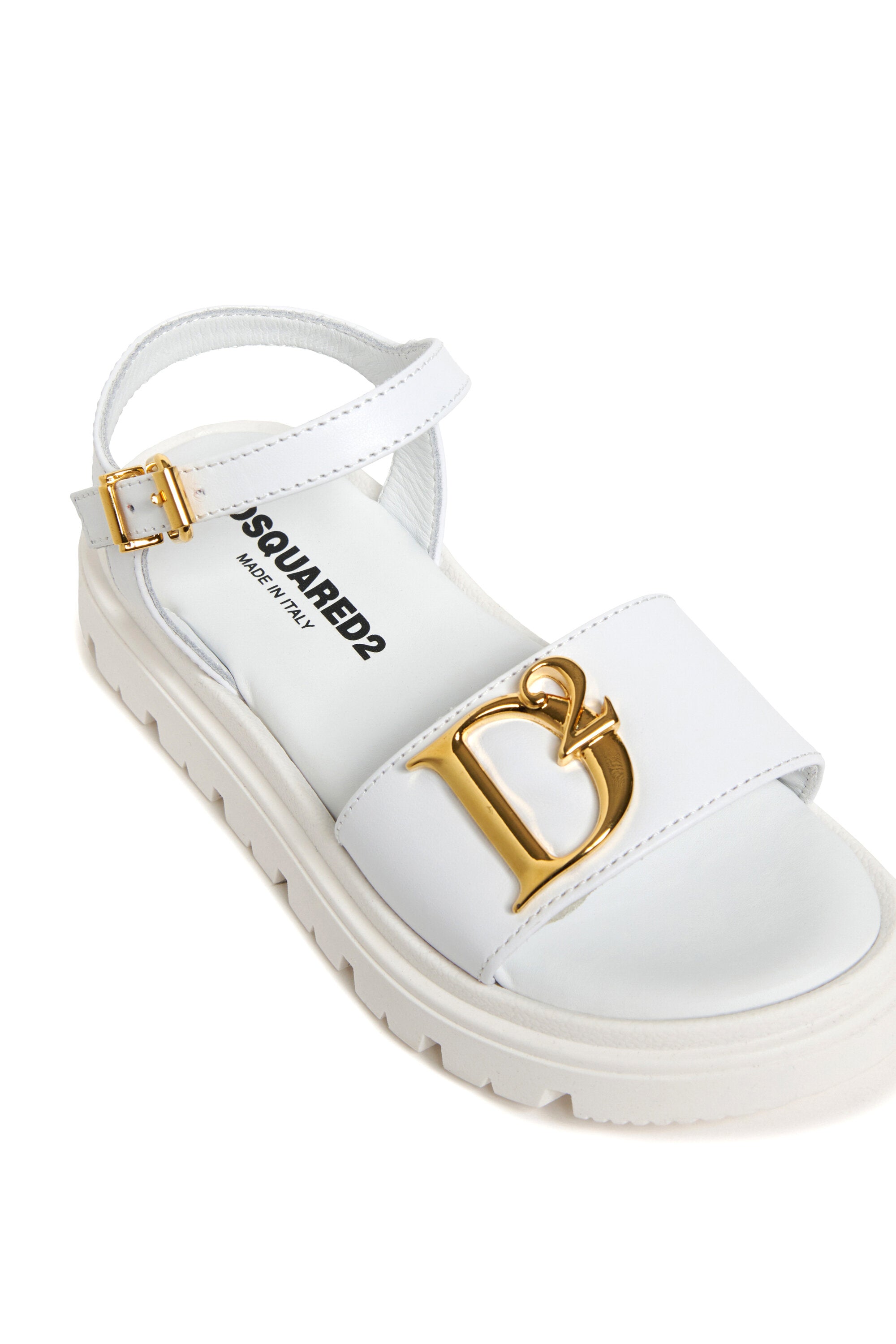 D2 Statement leather platform sandals