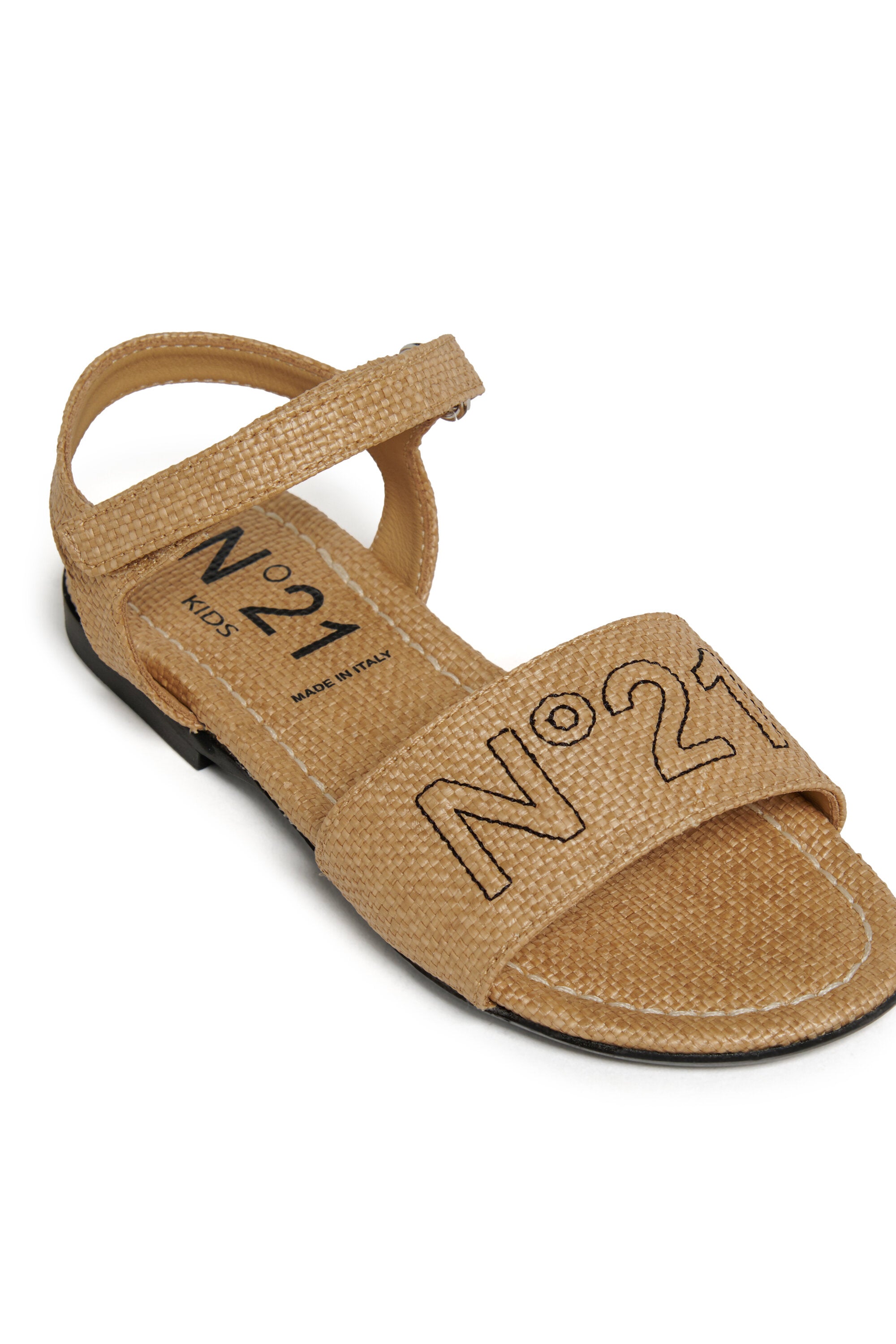 Sandals with logo