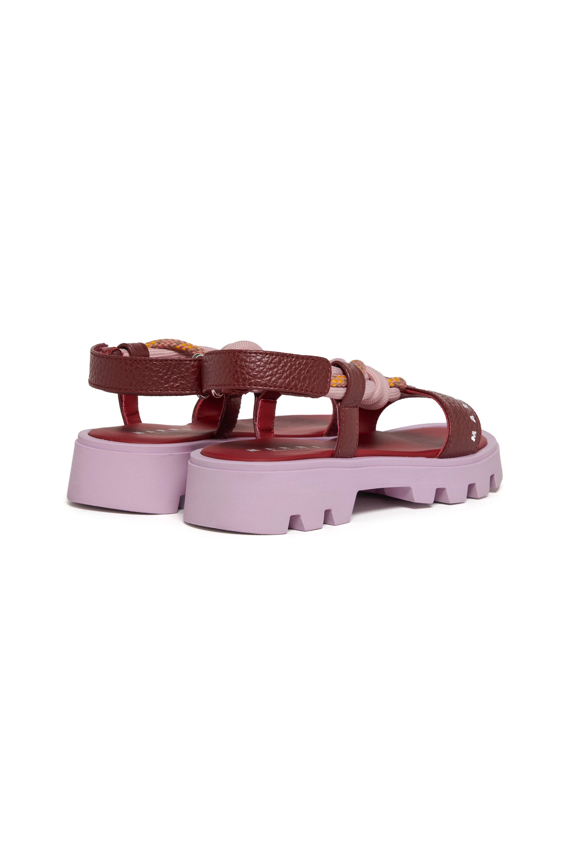 Sandals with logo