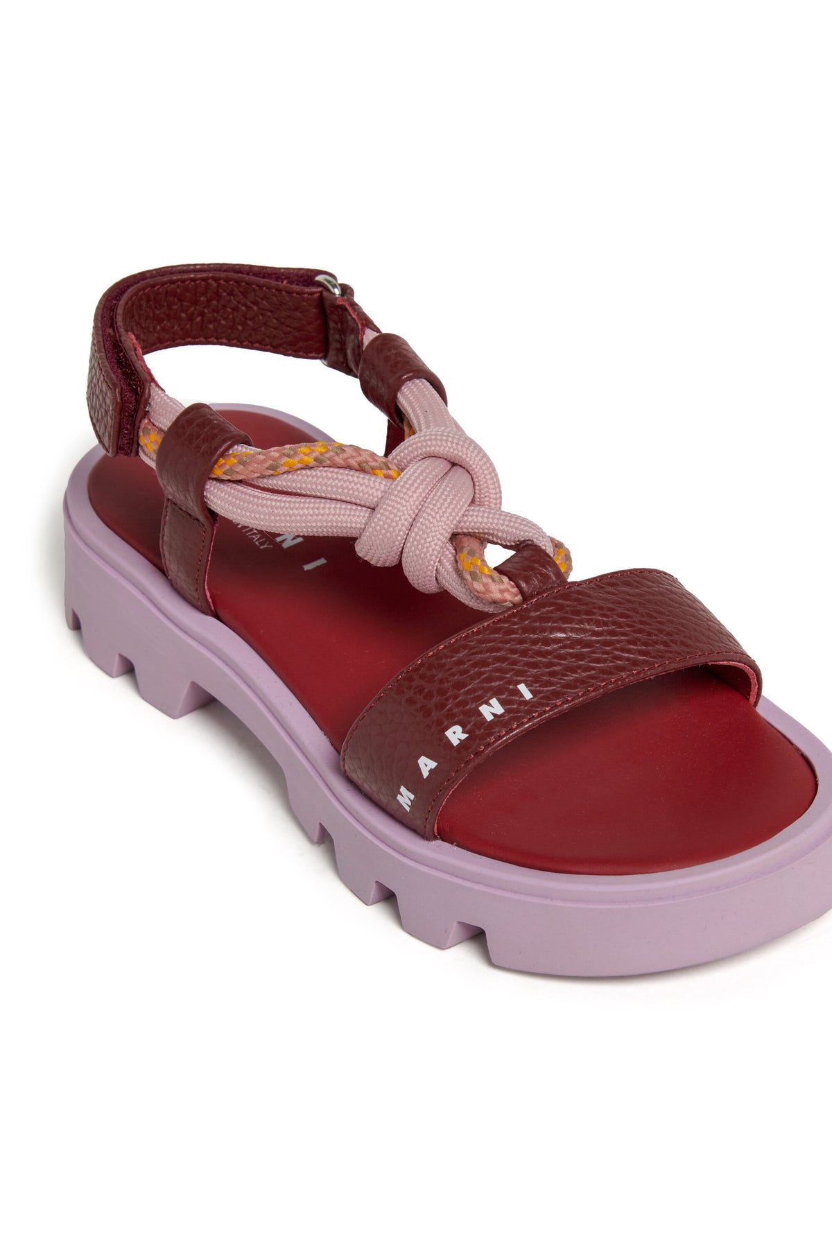Sandals with logo