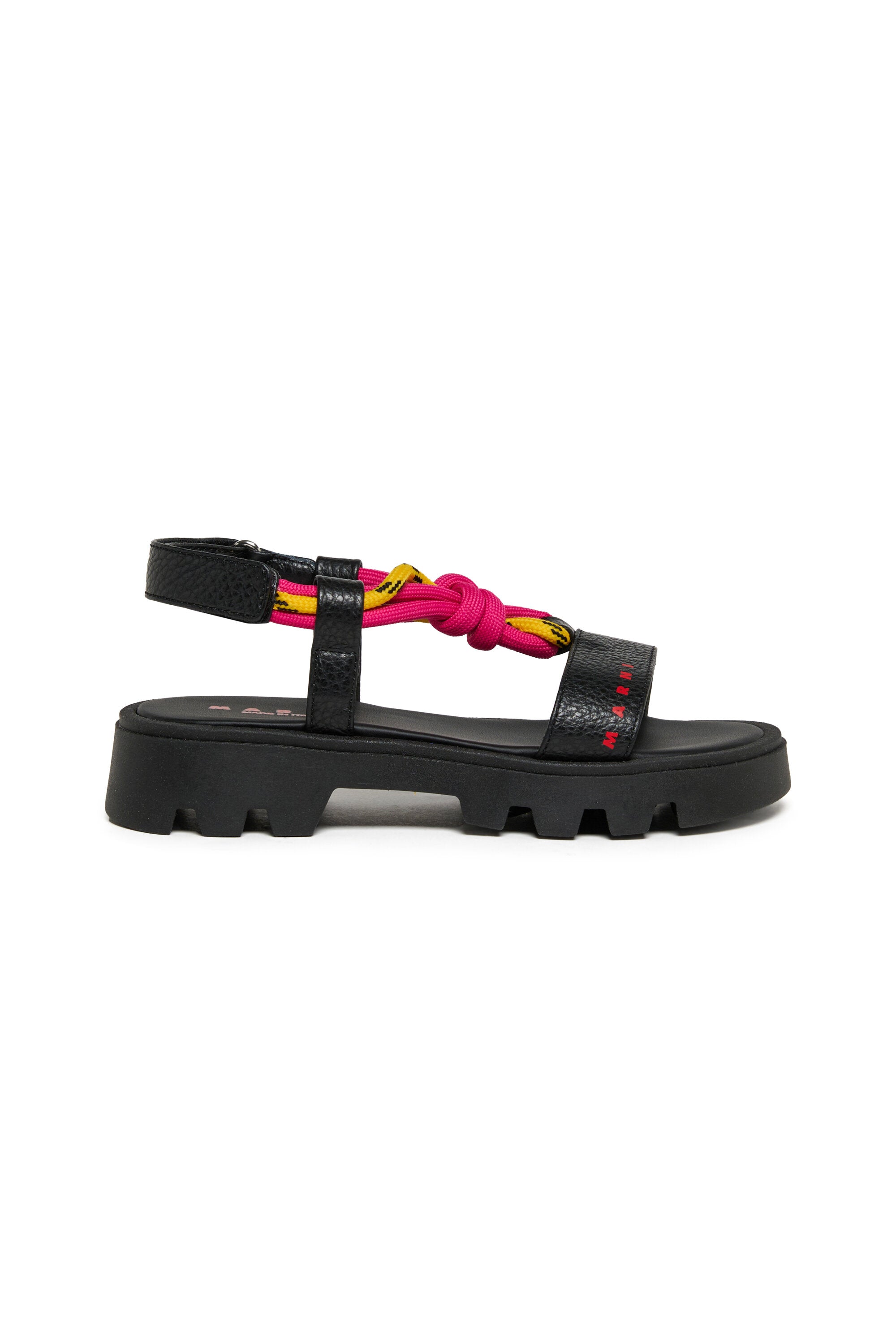 Sandals with logo