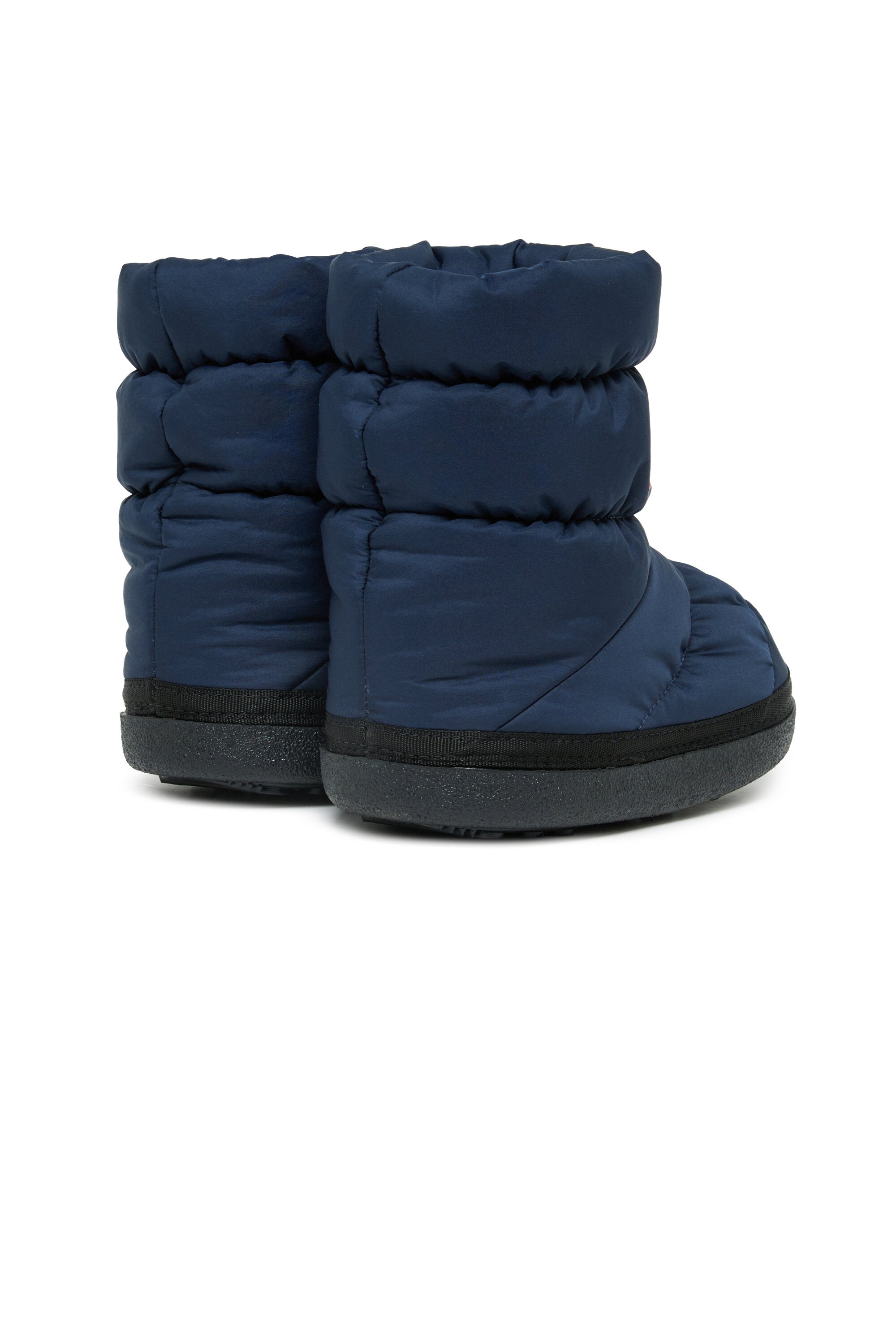 Padded snow boots with logo