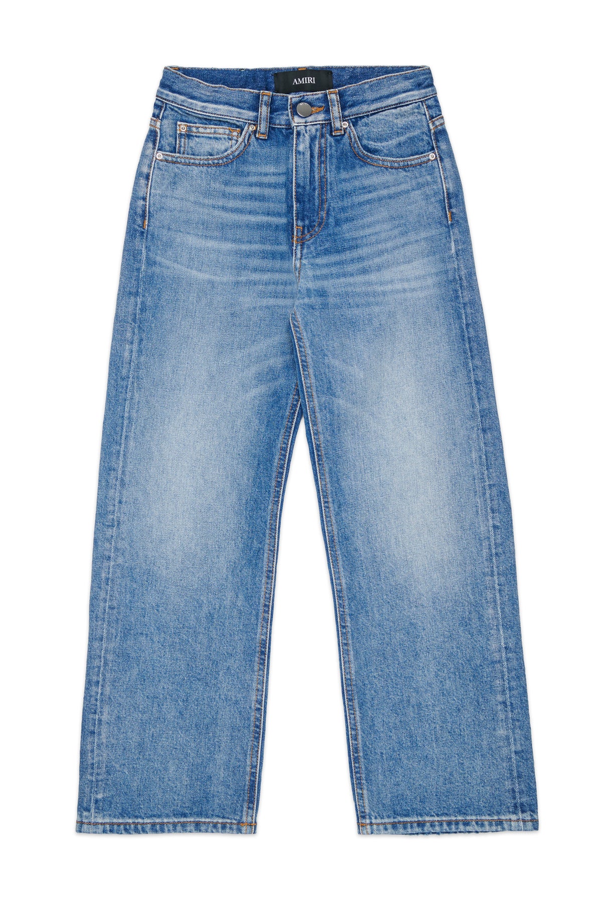 Regular jeans in medium blue wash