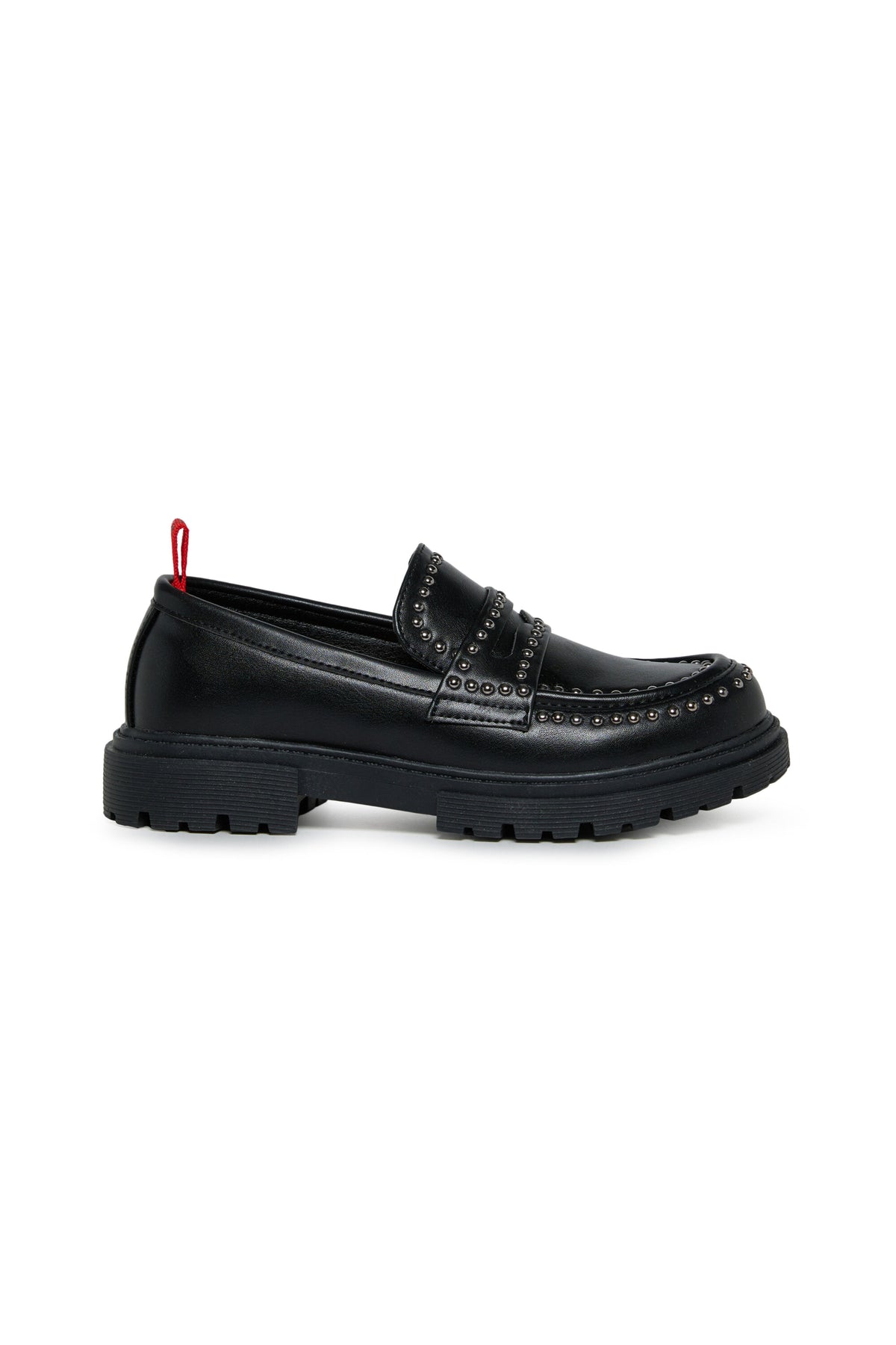 Studded moccasins