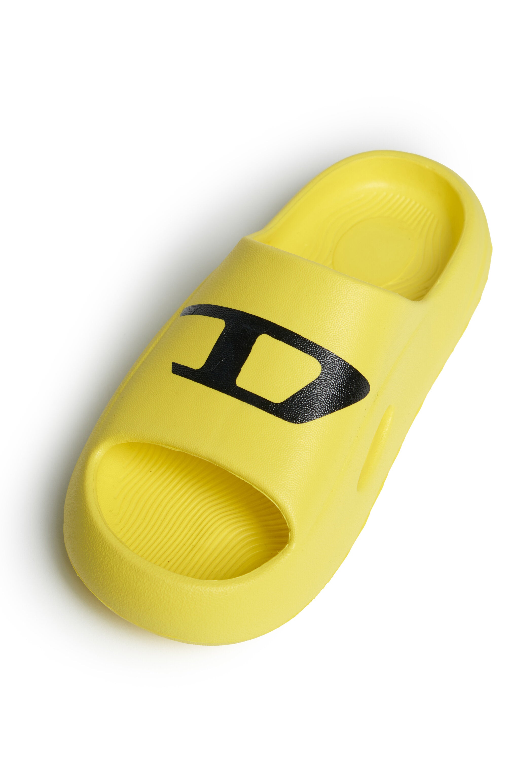 Chunky slide branded slippers