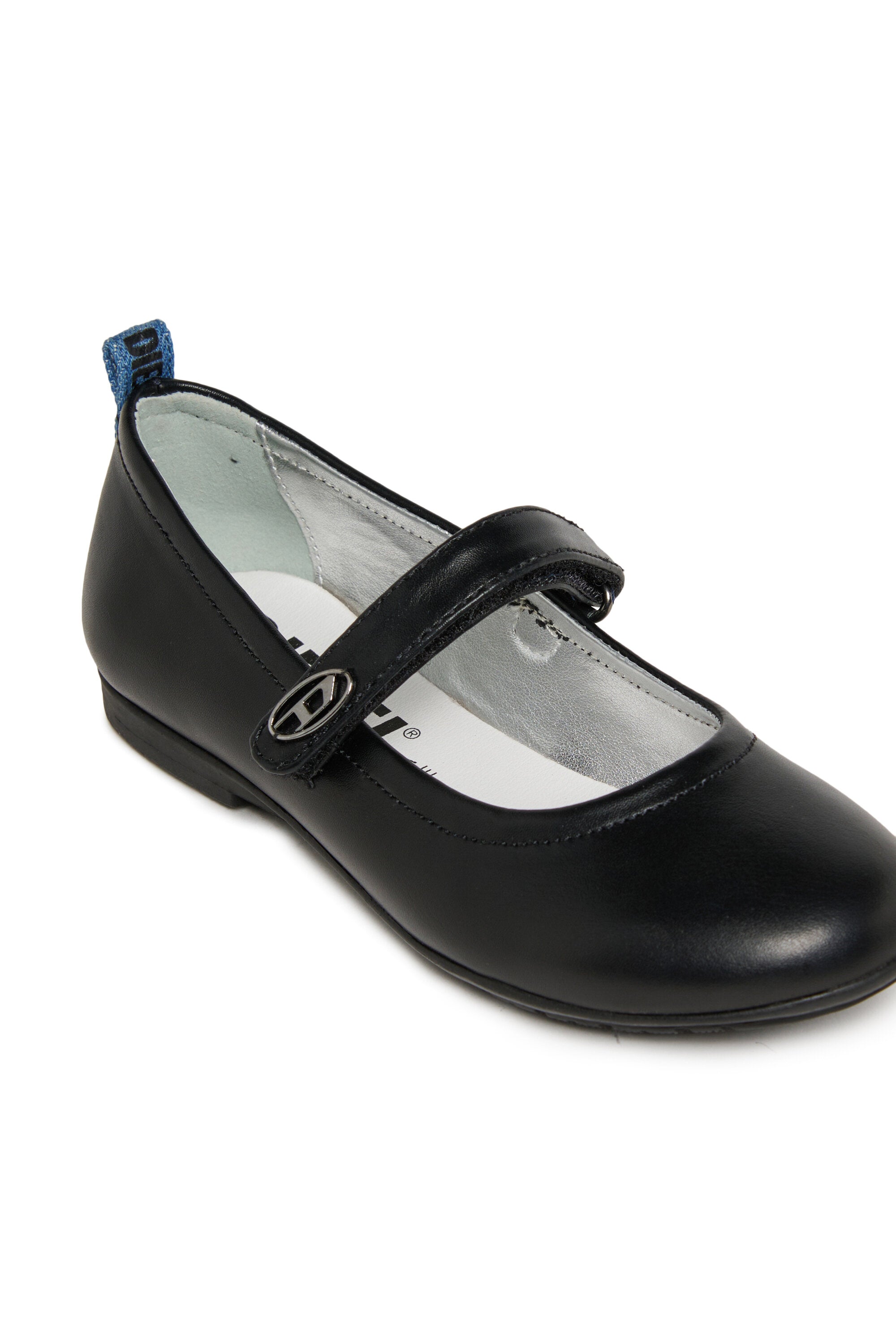 Ballet flat with logo