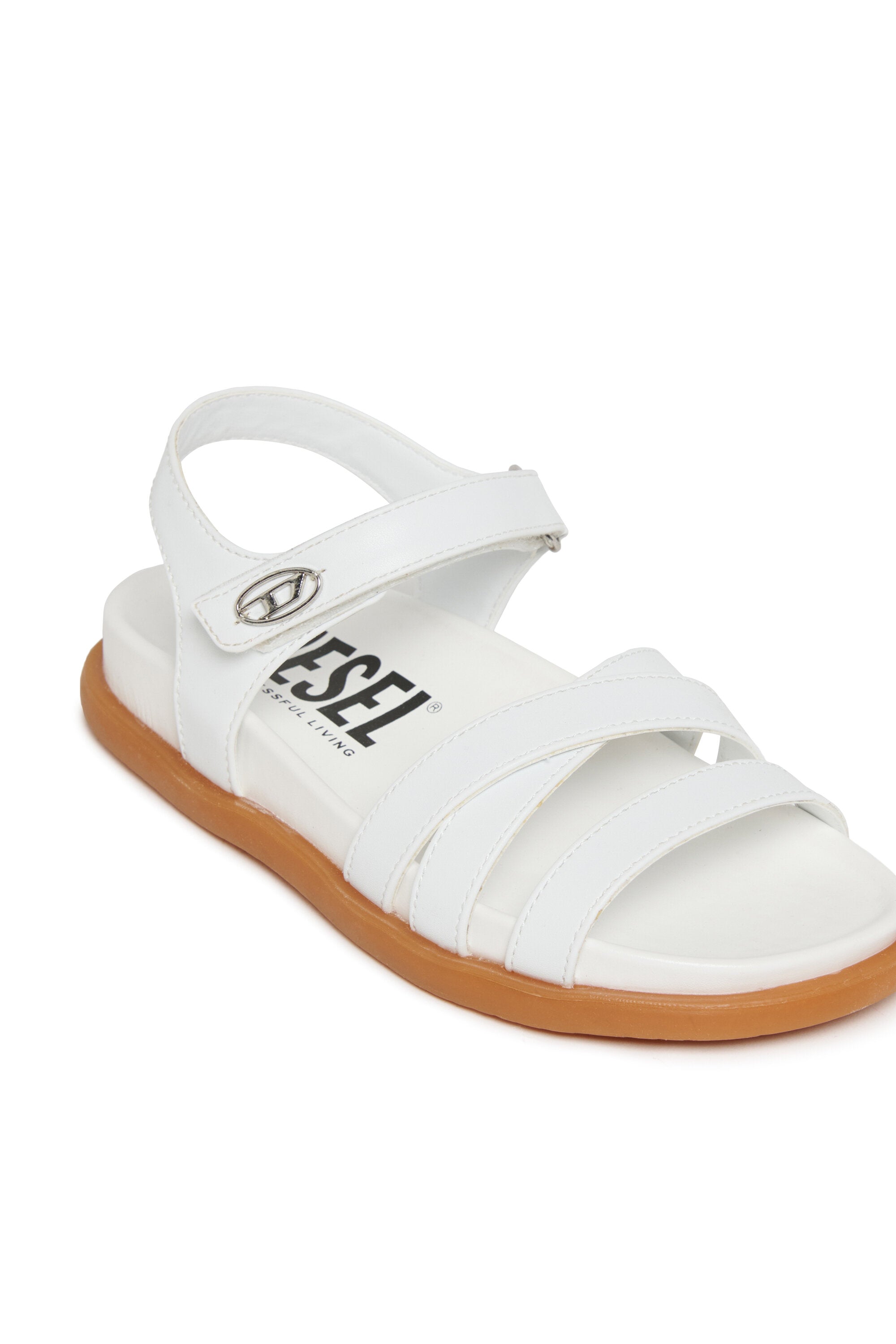 Sandals with logo